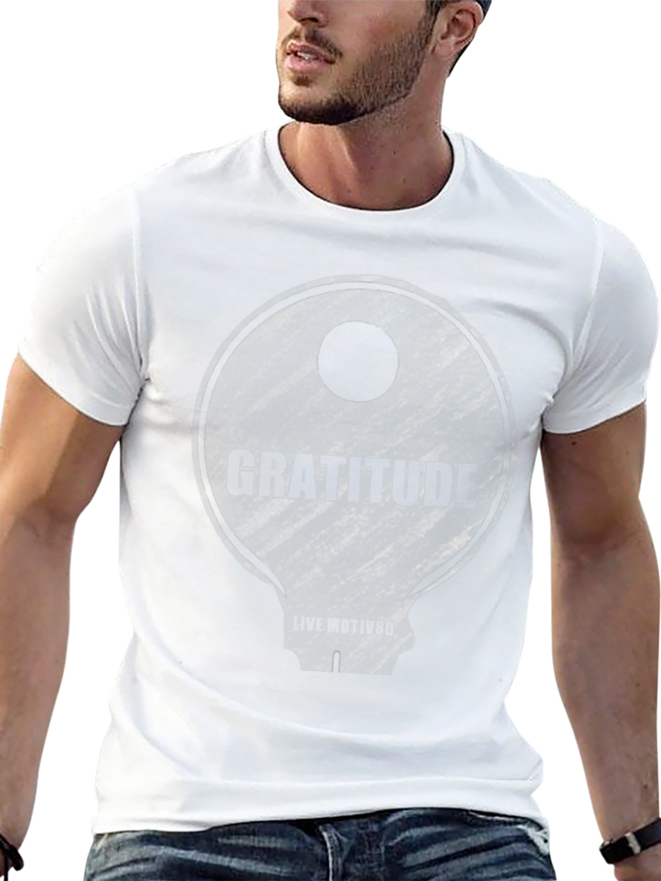 Gratitude Graphic Tee - Inspirational Mens Shirt