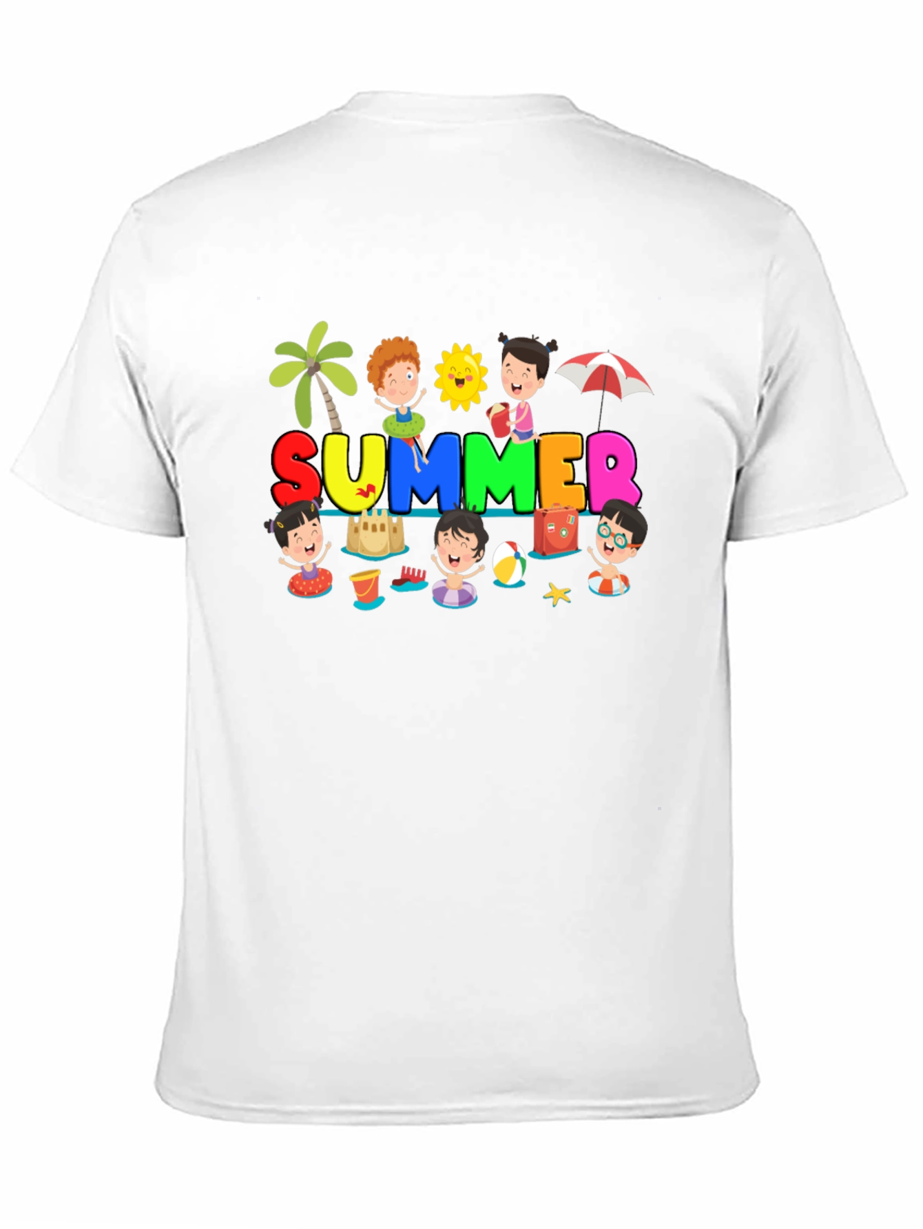 Summer Fun Graphic Tee - Black