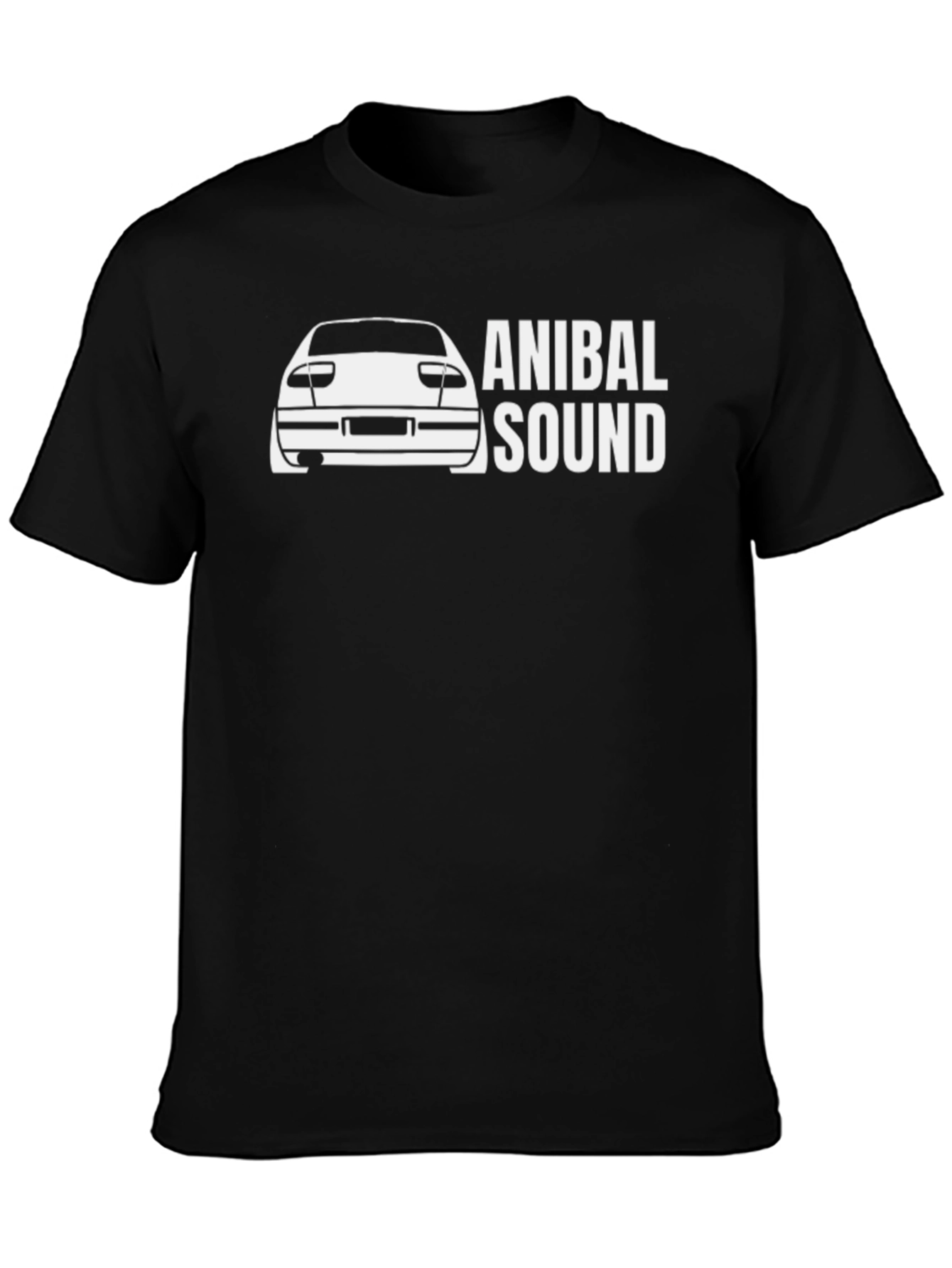Anibal Sound Car Graphic Black T-Shirt