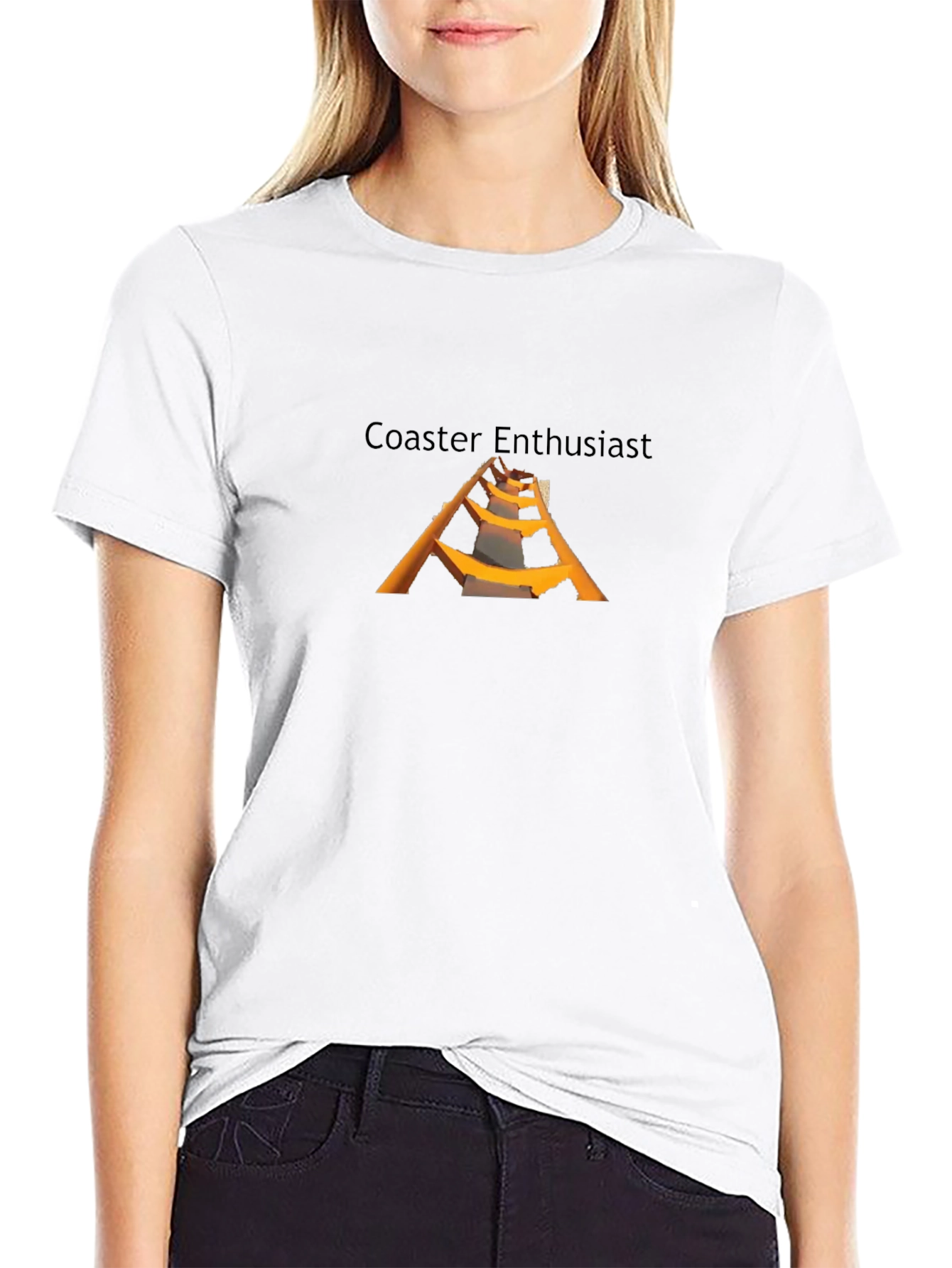 Coaster Enthusiast Black T-Shirt