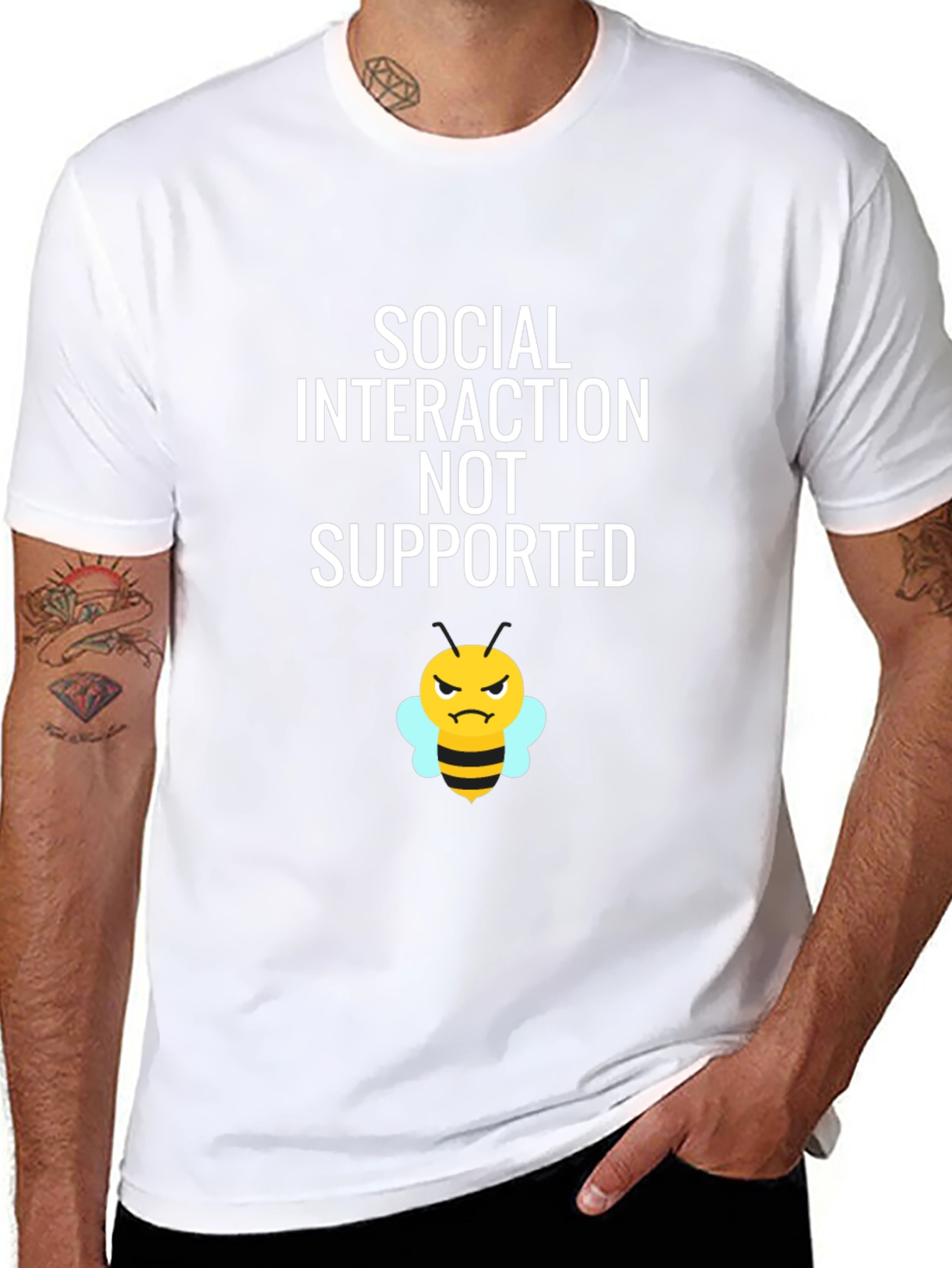 Social Interaction NOT Supported T-Shirt