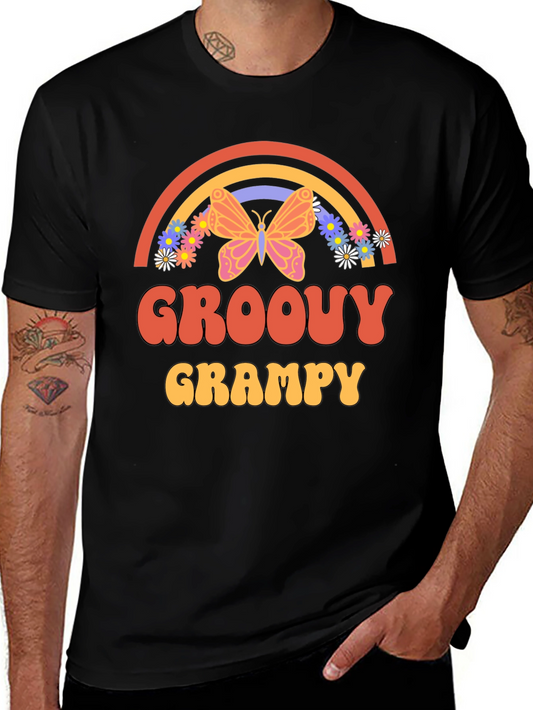 Groovy Grampy Retro Graphic Tee