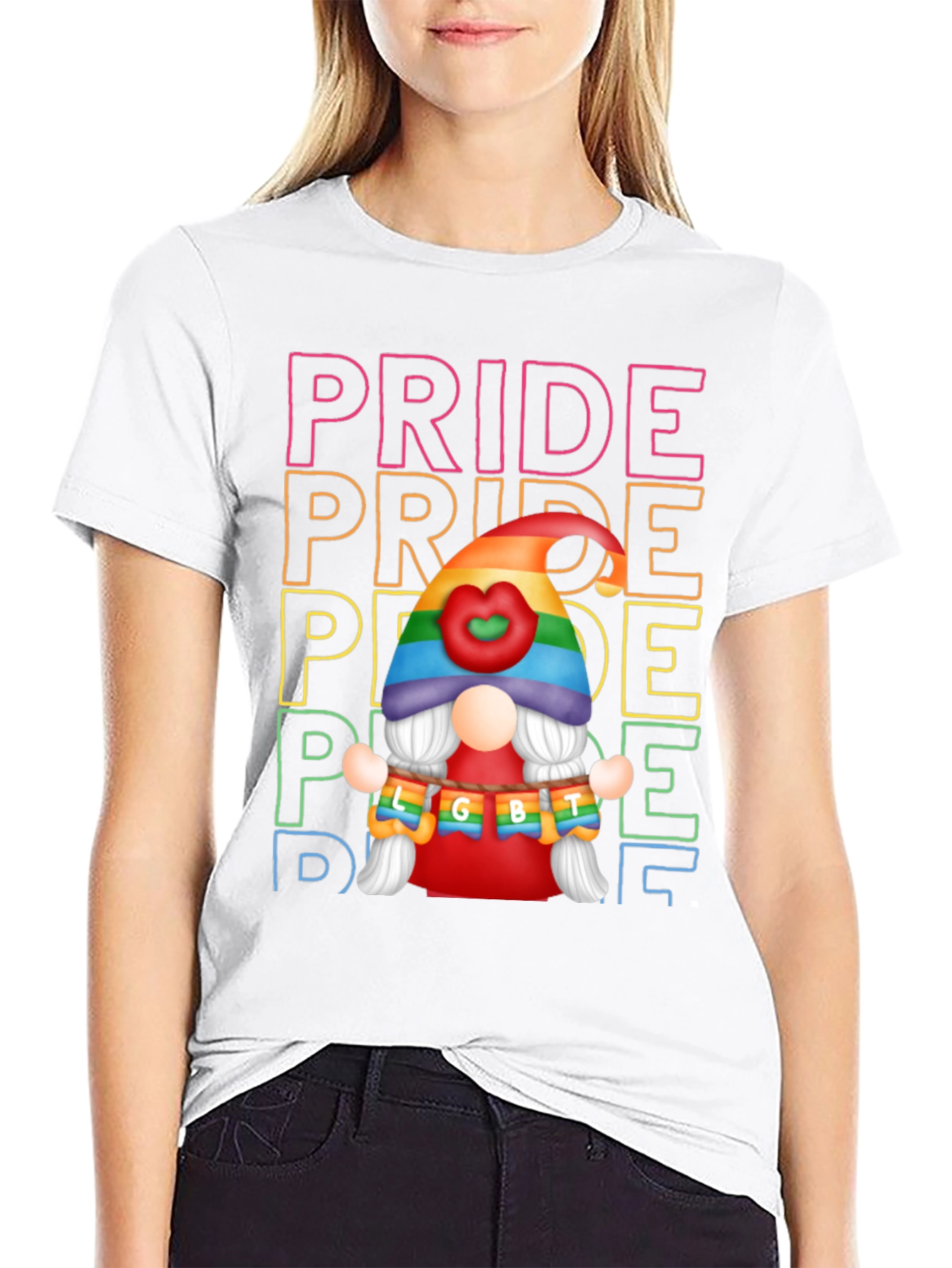 Pride LGBT Gnome Graphic T-Shirt