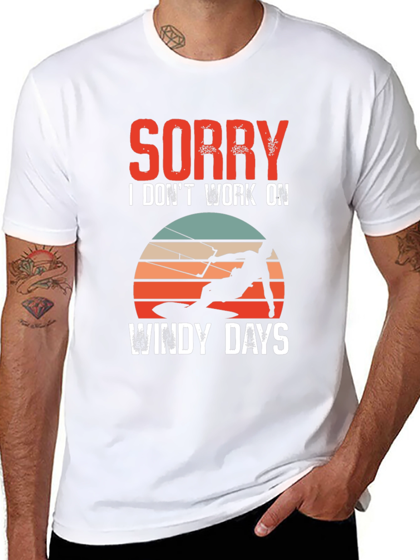 Windy Days T-Shirt for Kitesurfers
