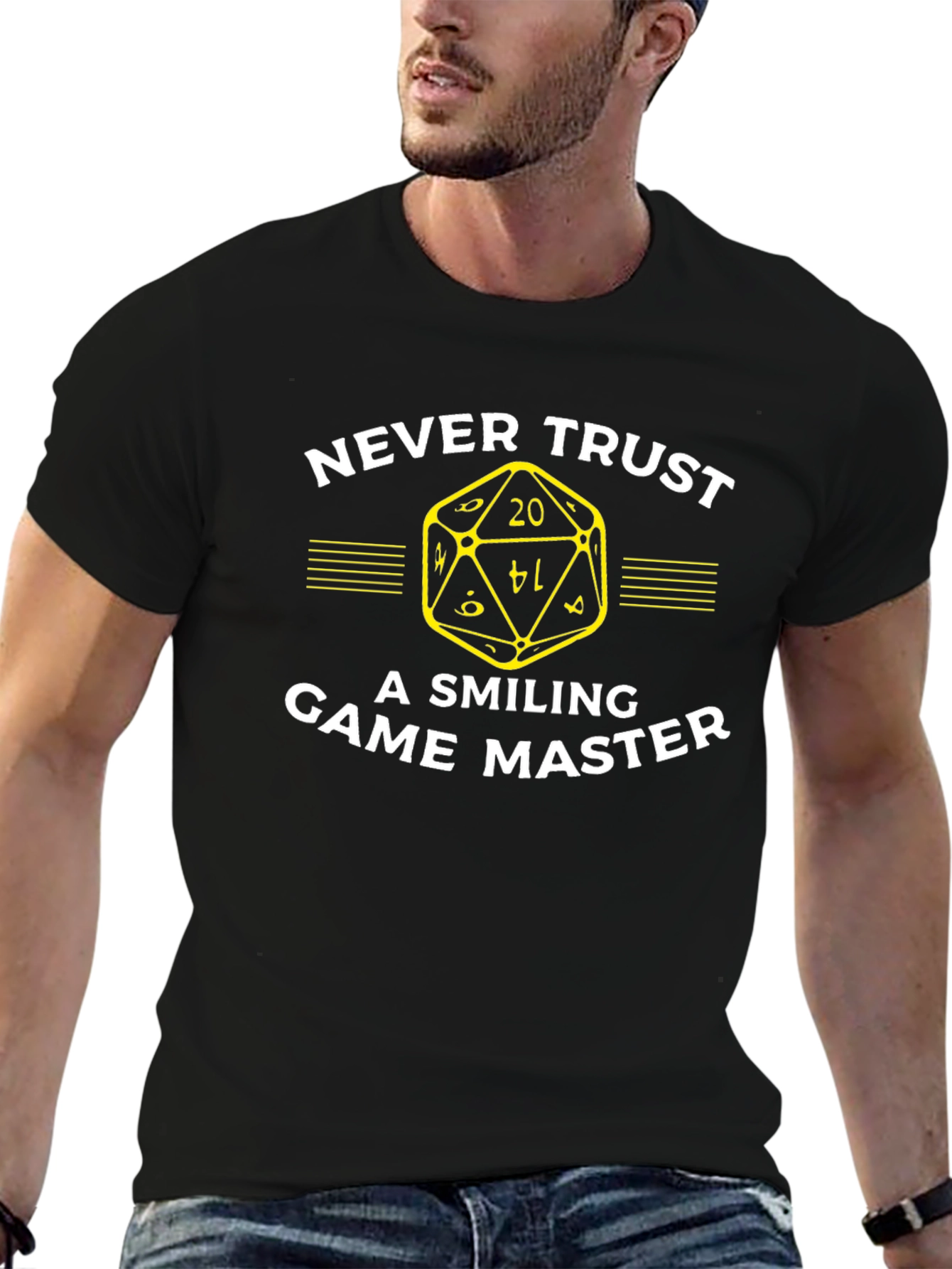 Never Trust Smiling Game Master T-Shirt