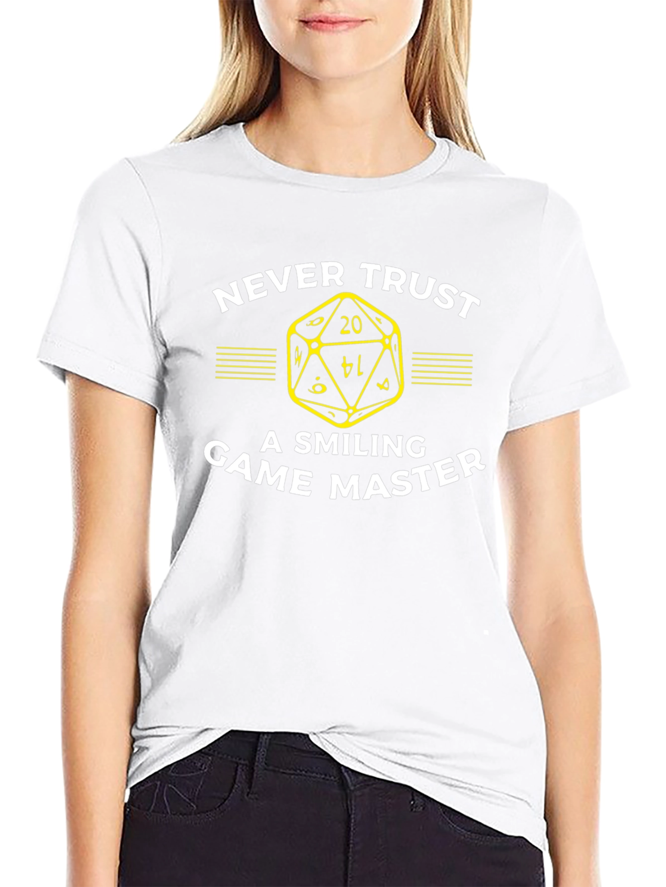 Never Trust Smiling Game Master T-Shirt