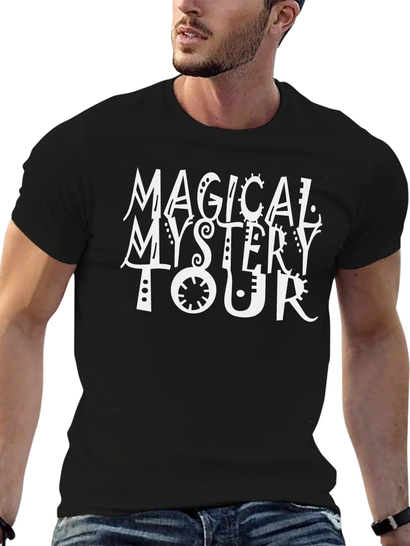 Magical Mystery Tour Black T-Shirt