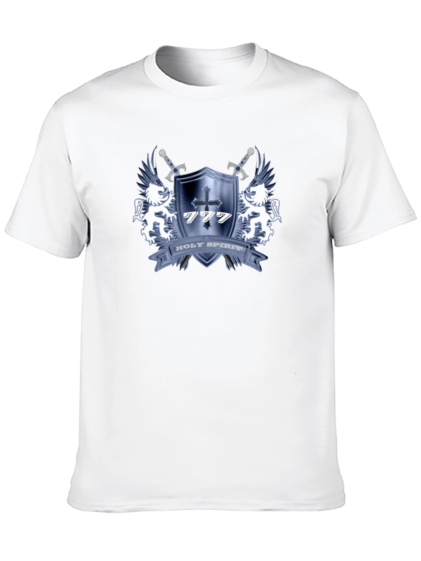 Holy Spirit Shield Graphic T-Shirt - Black