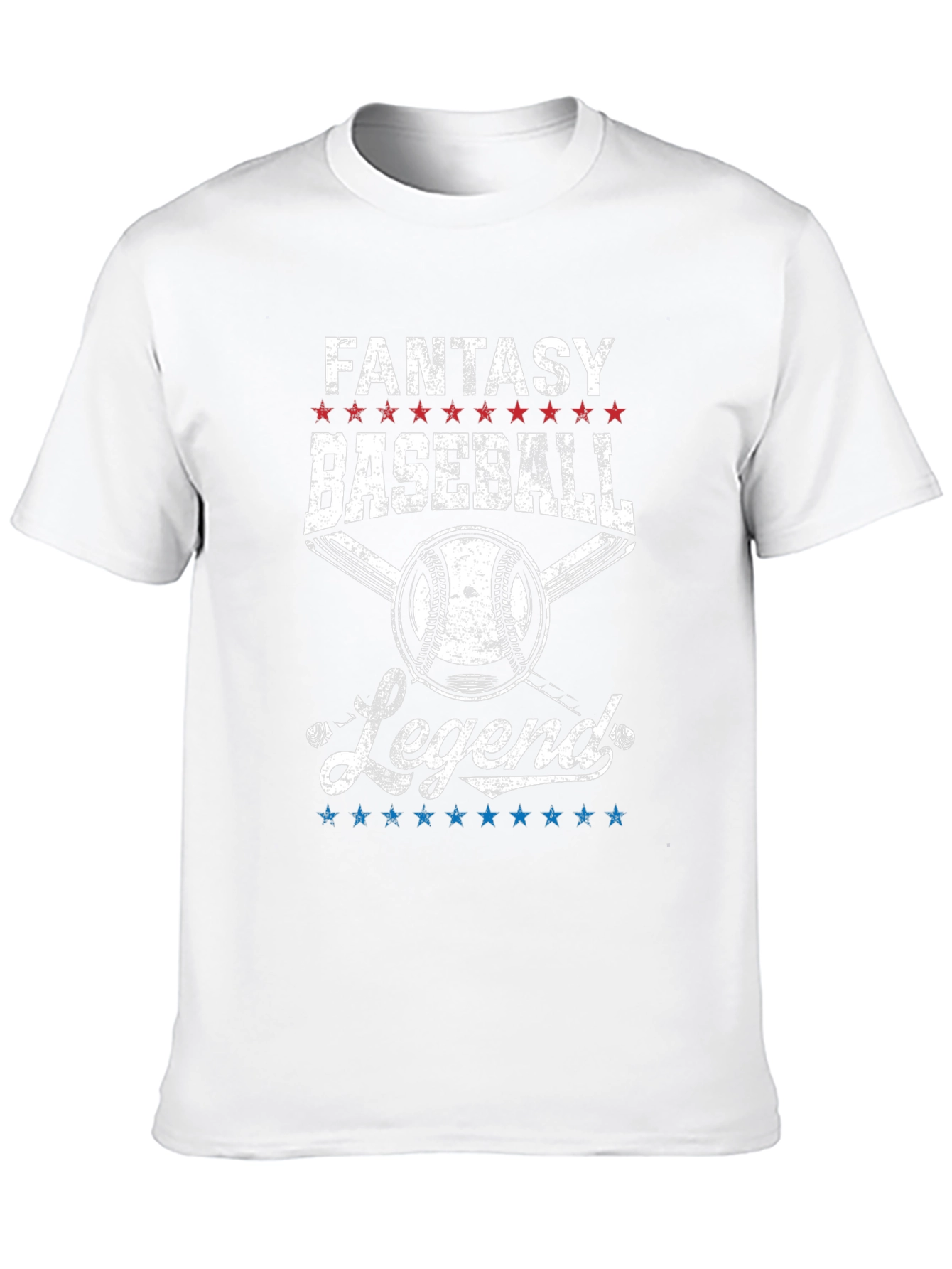 Fantasy Baseball Legend T-Shirt - Black Cotton Tee