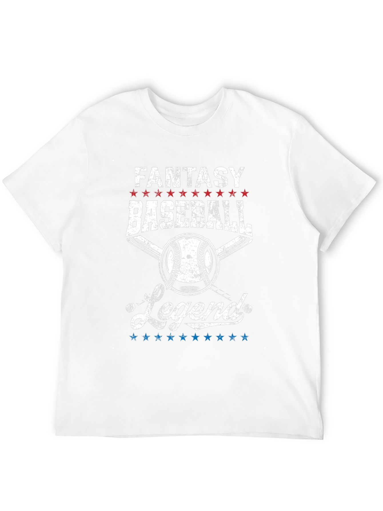 Fantasy Baseball Legend T-Shirt - Black Cotton Tee