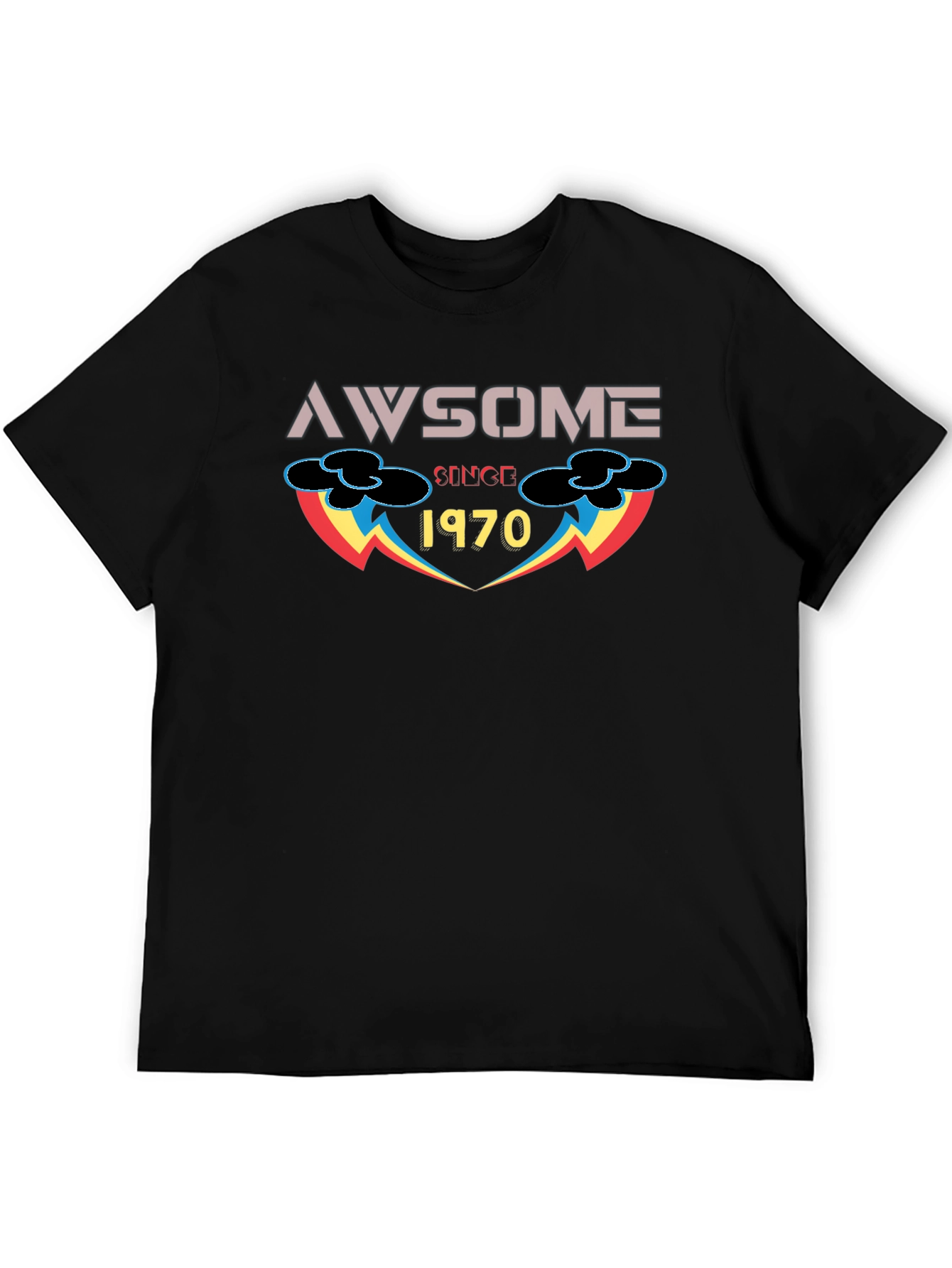 Awesome Since 1970 Graphic T-Shirt