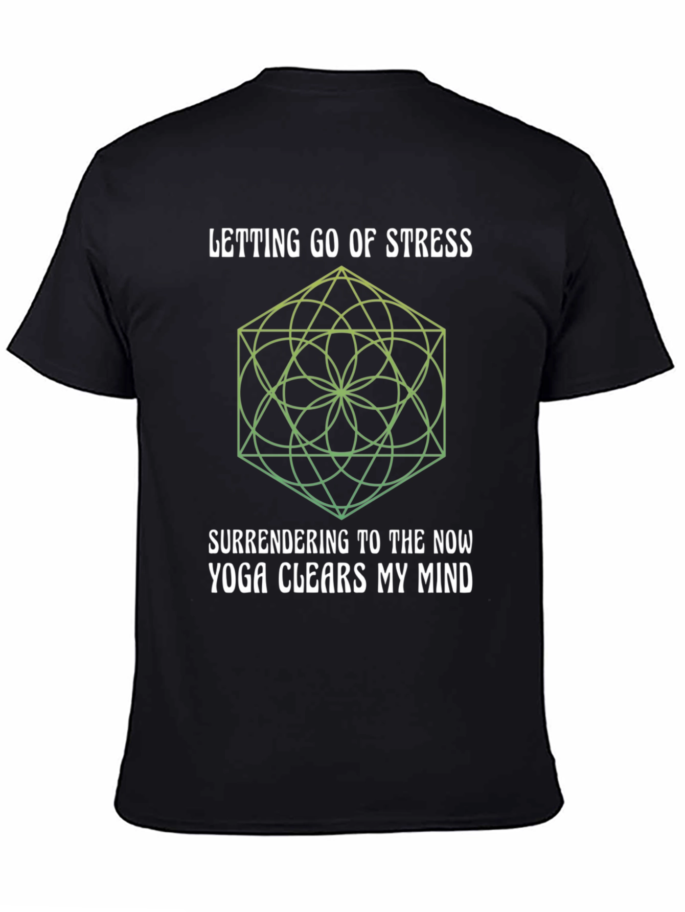 Yoga Mind Clearing Black Tee