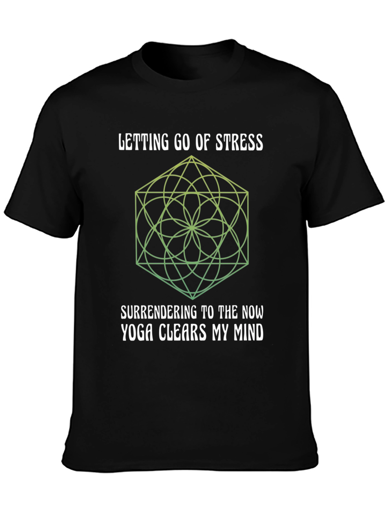 Yoga Mind Clearing Black Tee