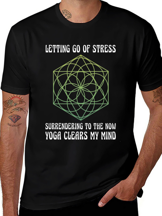 Yoga Mind Clearing Black Tee