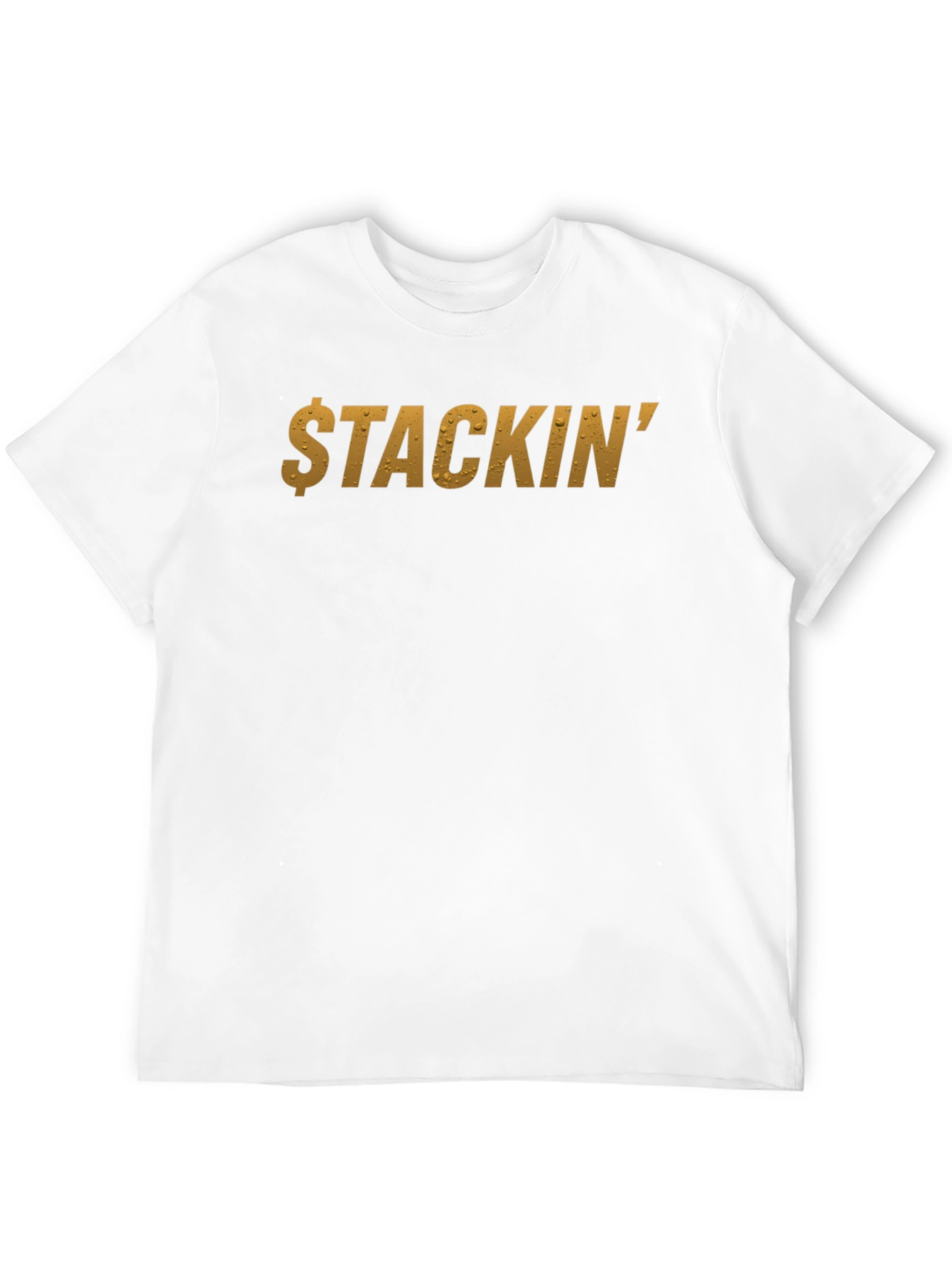Stackin Graphic Print Mens Black T-Shirt