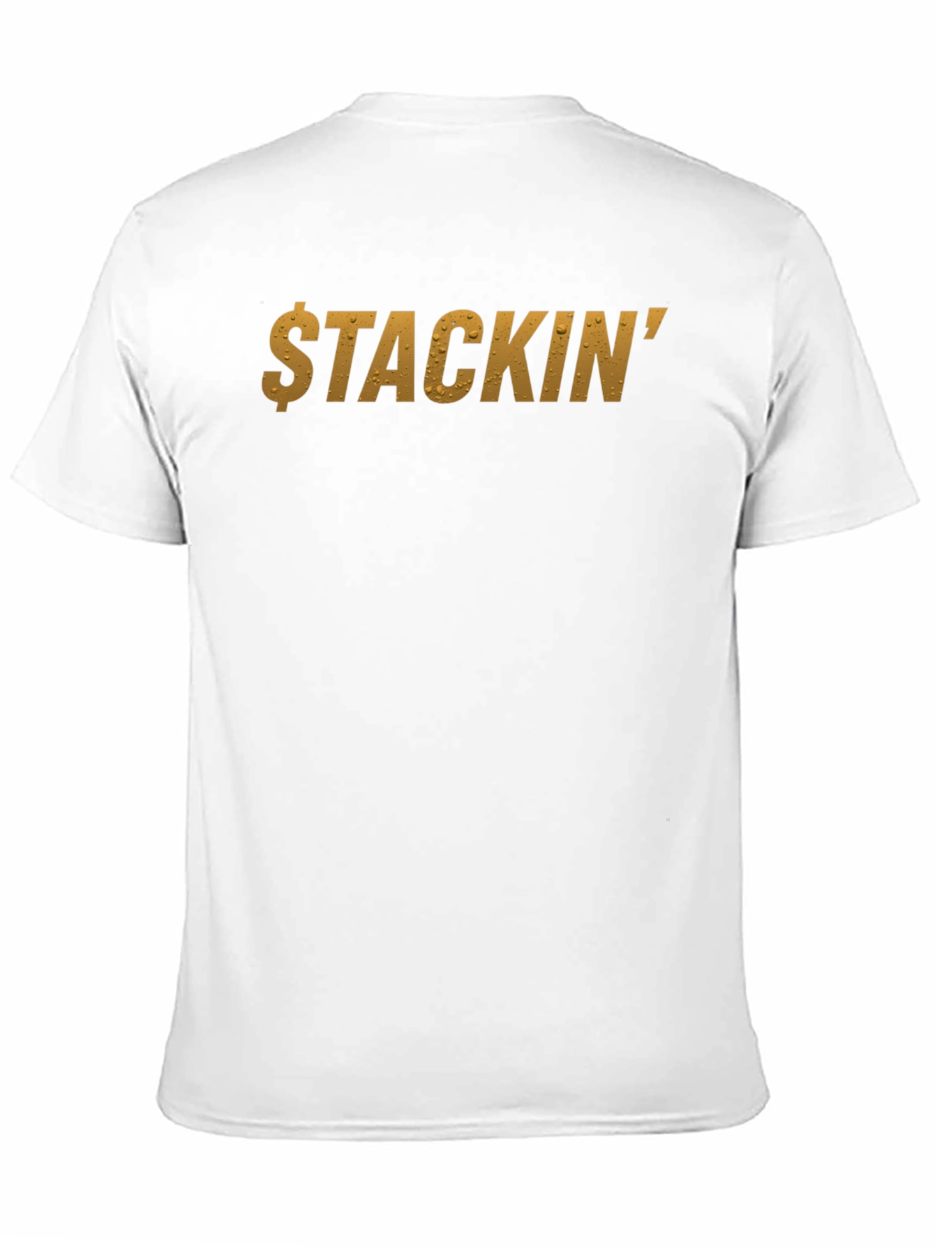 Stackin Graphic Print Mens Black T-Shirt