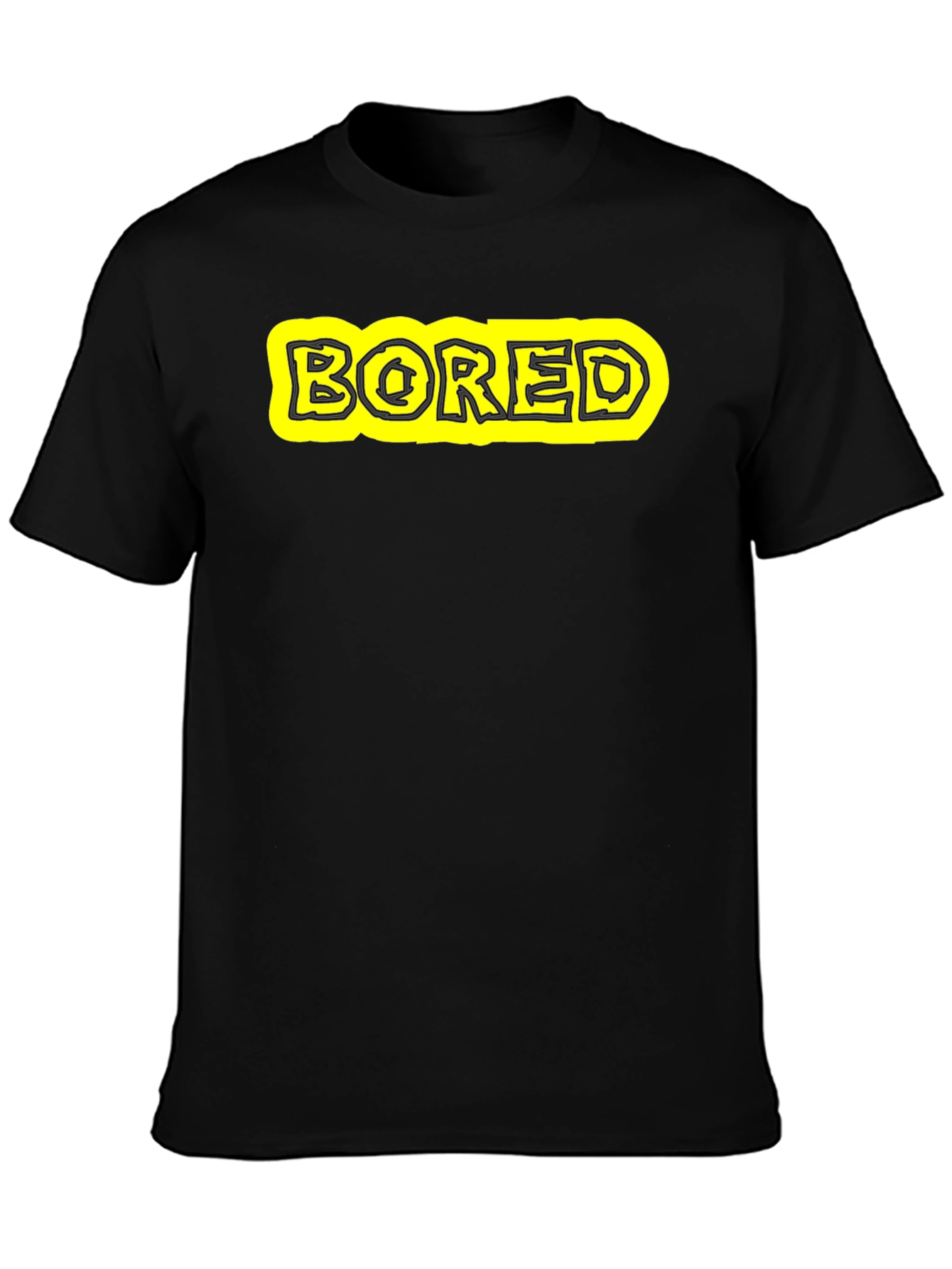 Bored Graphic Tee - Casual Cotton T-Shirt