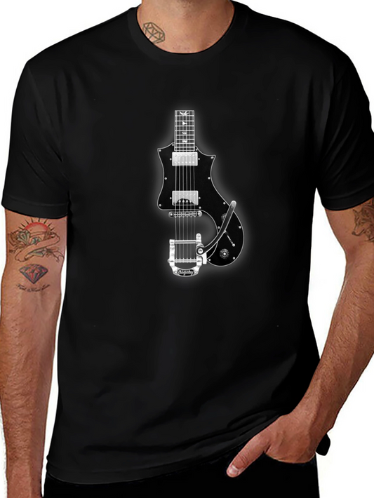 Guitar Graphic Tee - Cool Musician T-Shirt