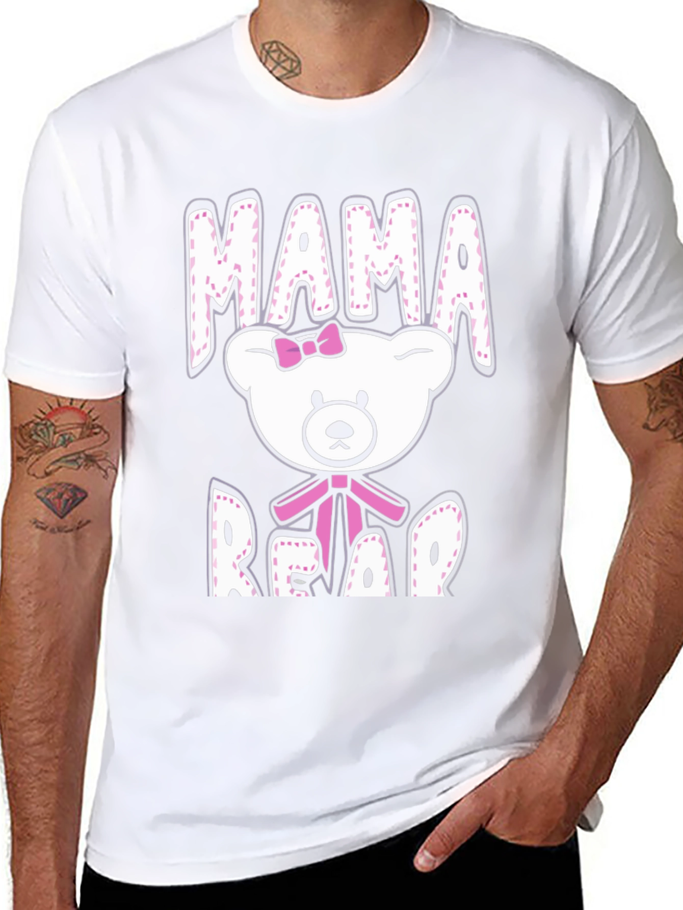 Mama Bear T-Shirt Cute Family Tee