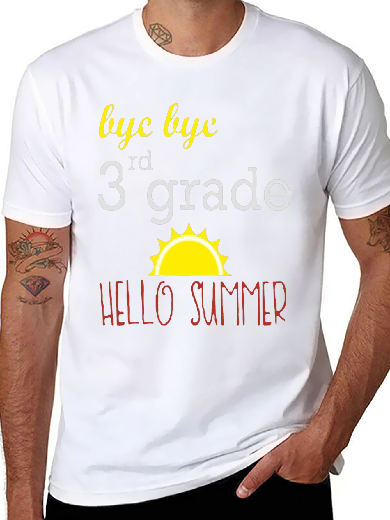 Bye Bye 3rd Grade T-Shirt - Hello Summer!