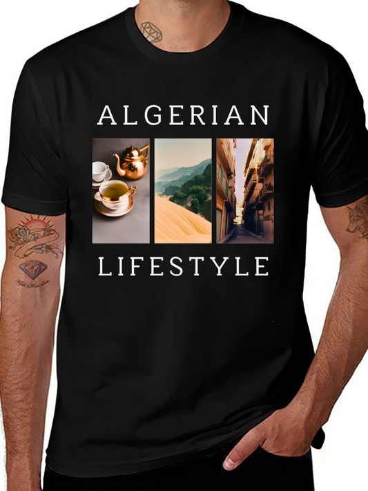 Algerian Lifestyle Black T-Shirt