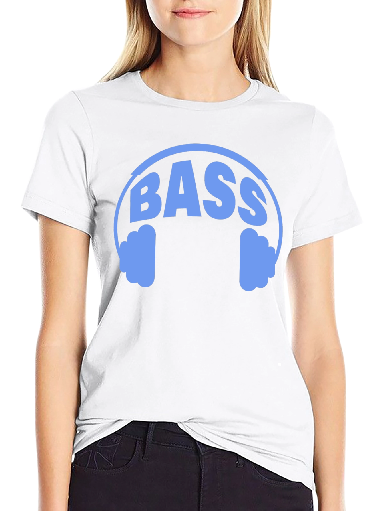 Bass Headphones Graphic Tee - Music Lover Shirt
