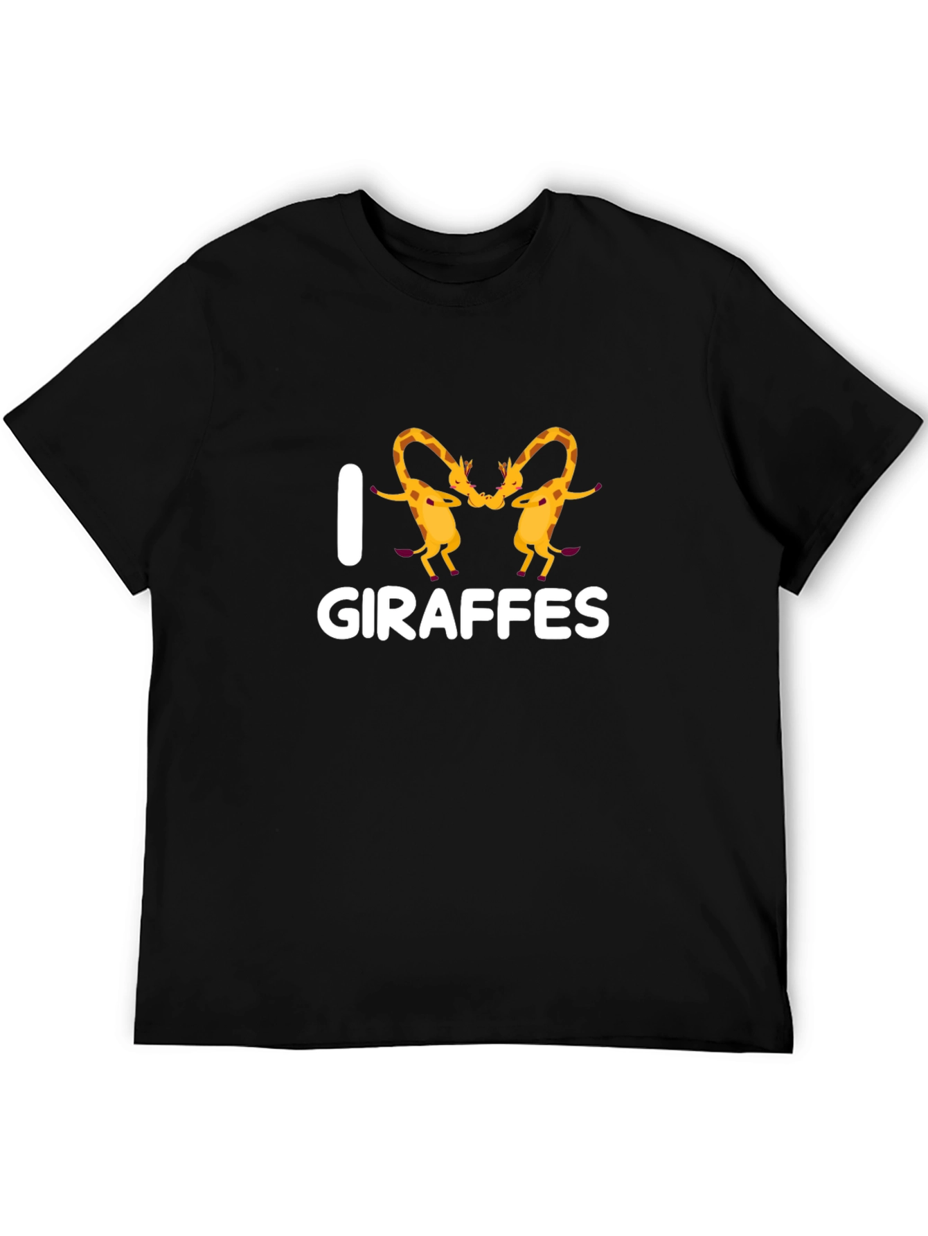 I Love Giraffes T-Shirt - Novelty Graphic Tee