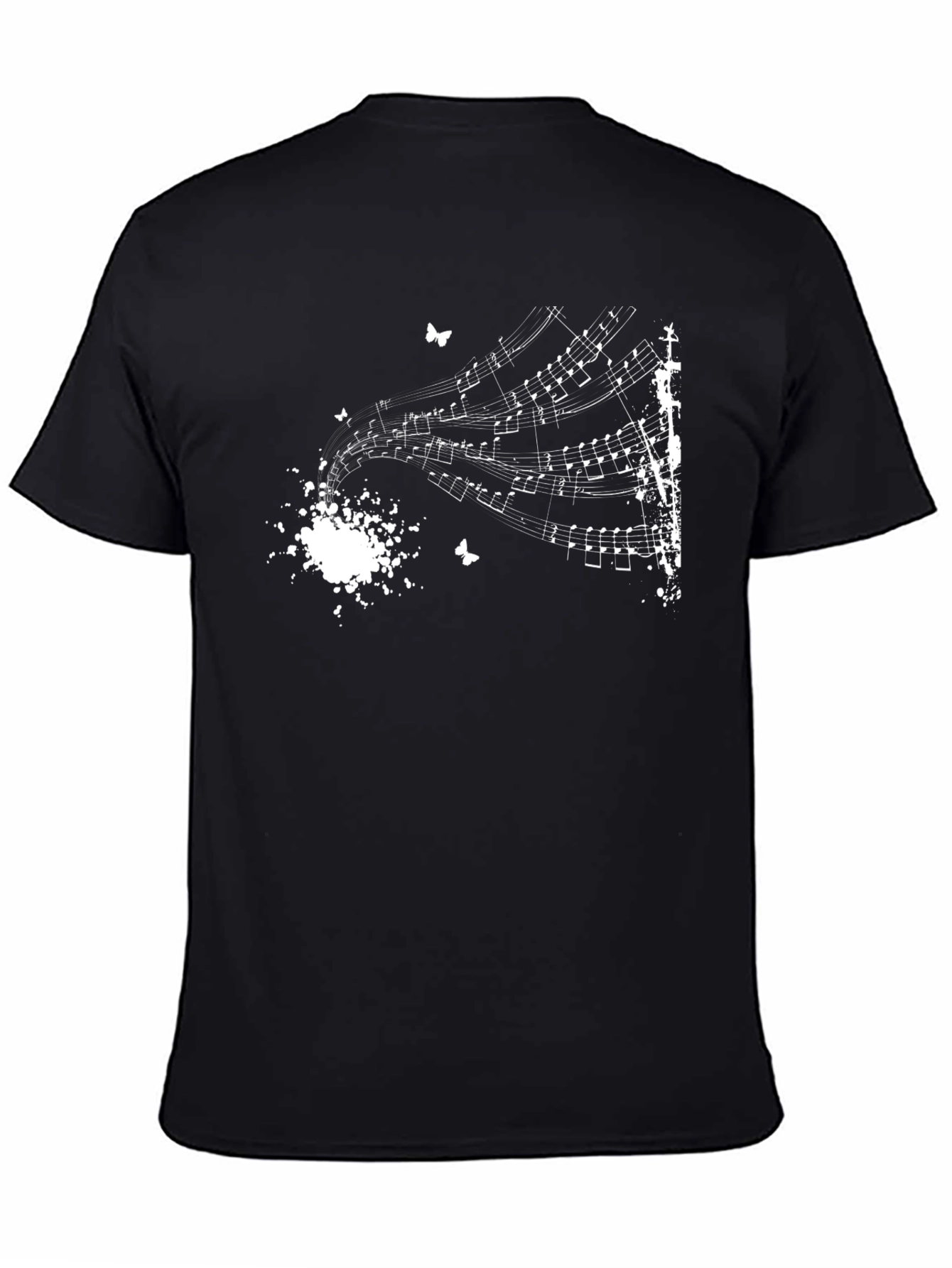 Music Notes T-Shirt - Artistic Design