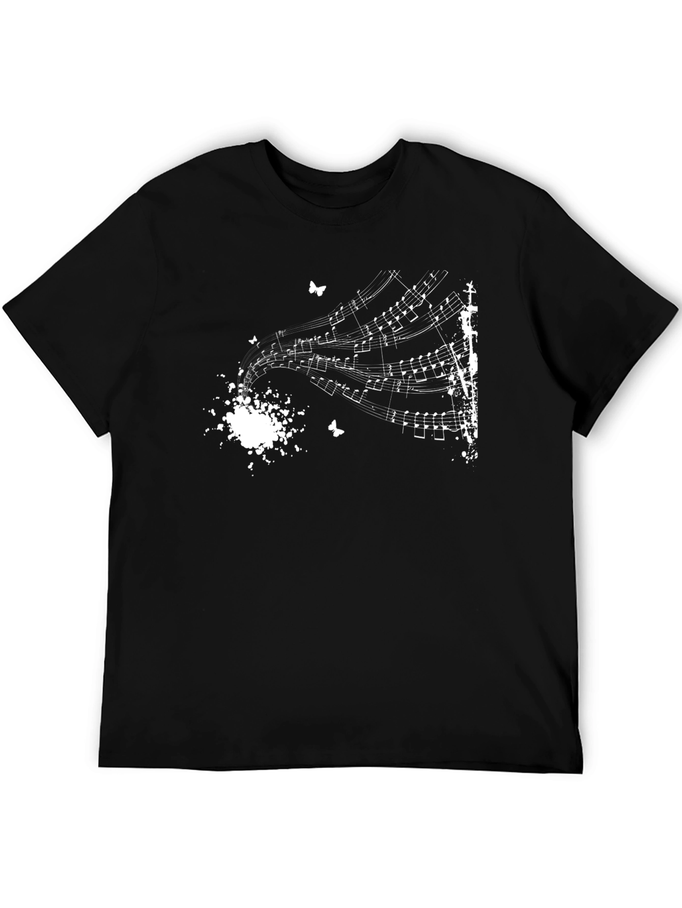 Music Notes T-Shirt - Artistic Design
