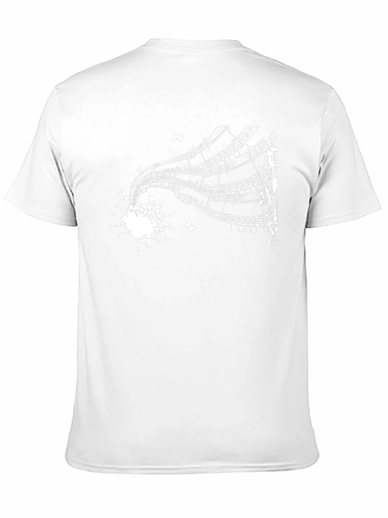 Music Notes T-Shirt - Artistic Design