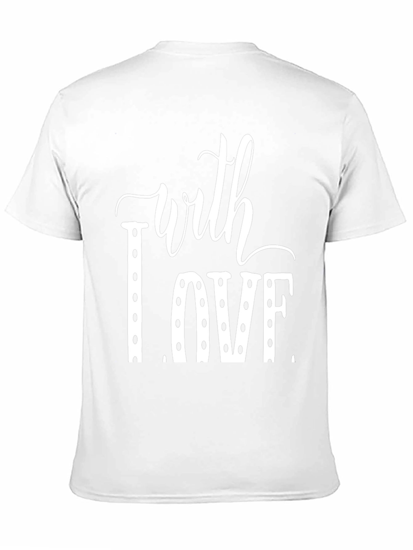 With Love Graphic Tee - Black Casual T-Shirt