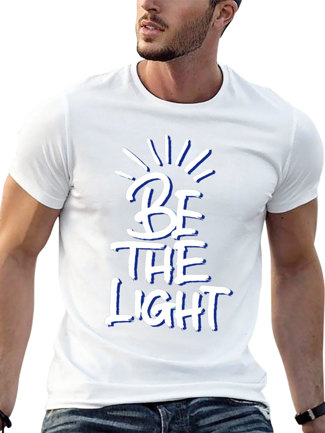 Be The Light T-Shirt - Motivational Graphic Tee