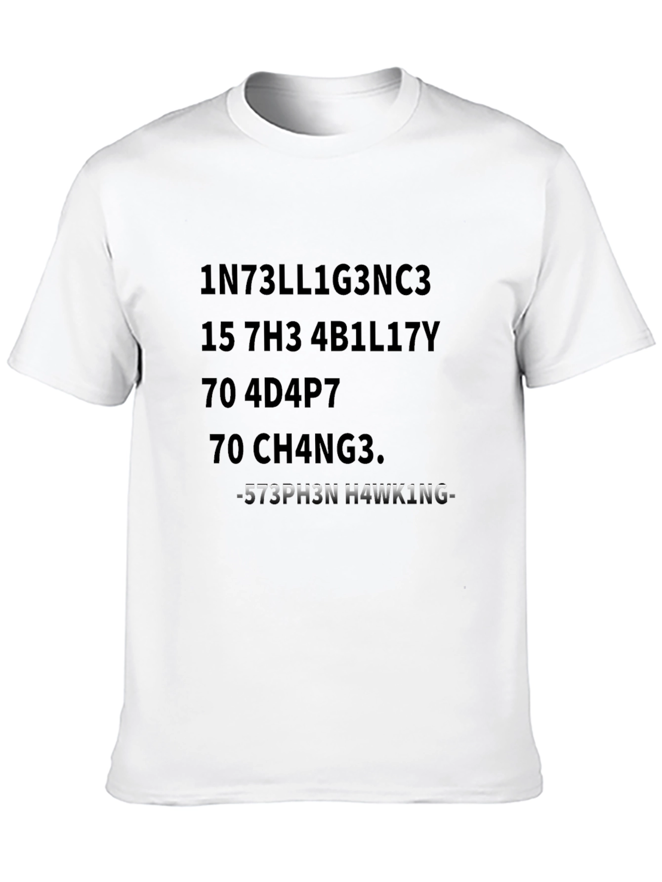 Stephen Hawking Intelligence T-Shirt - Humor Tee