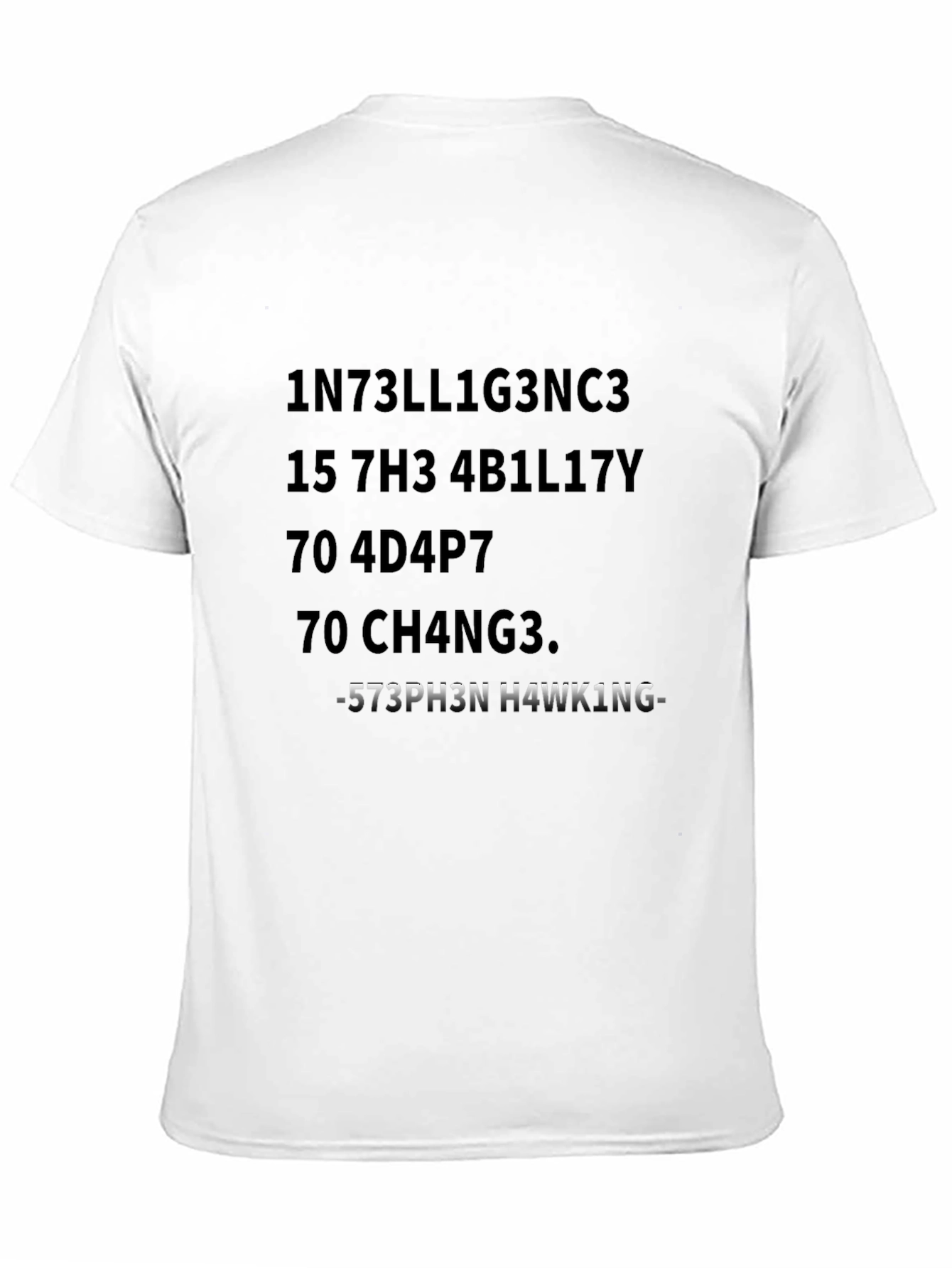 Stephen Hawking Intelligence T-Shirt - Humor Tee