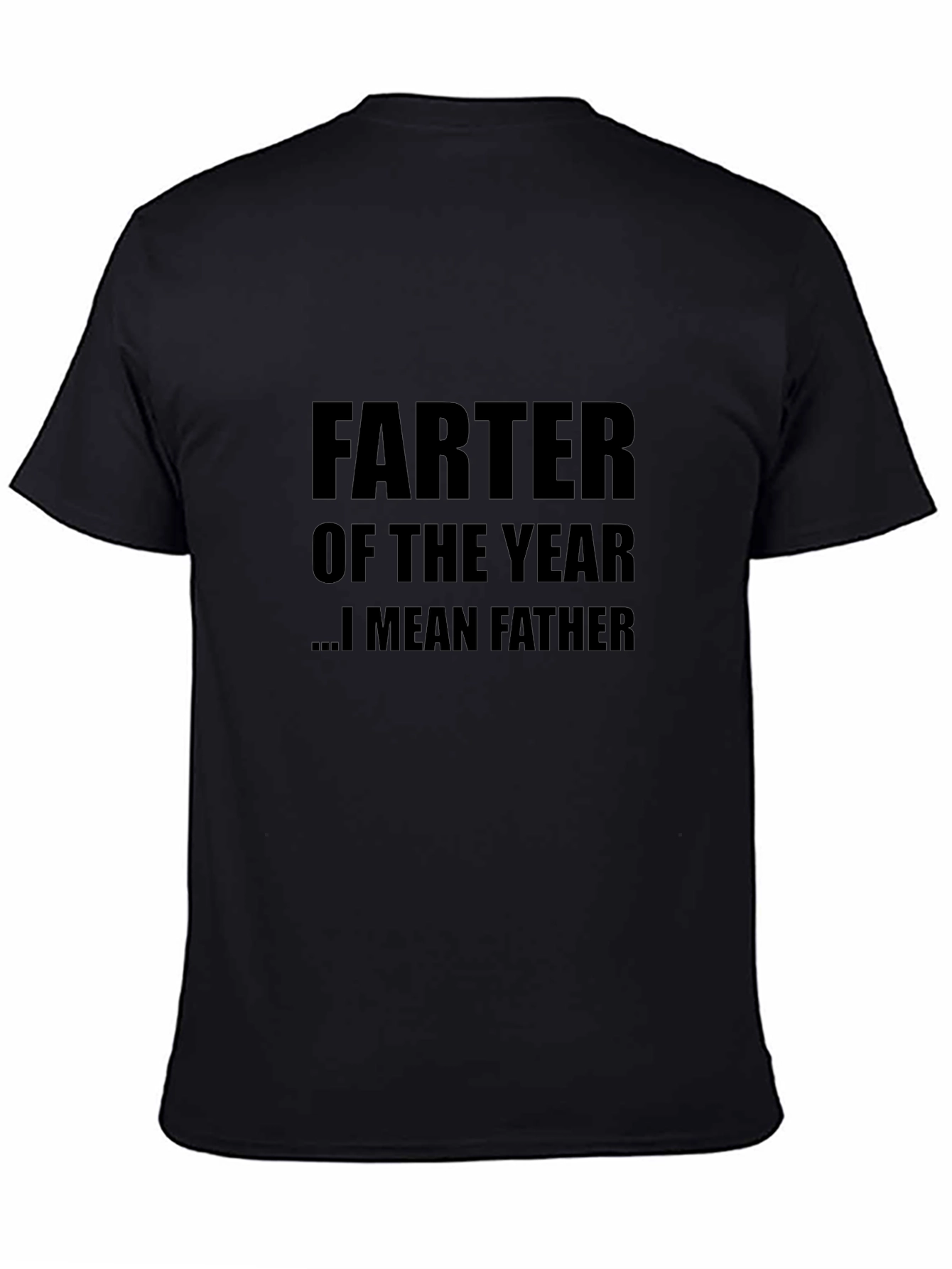 Humorous Farter of the Year Black T-Shirt