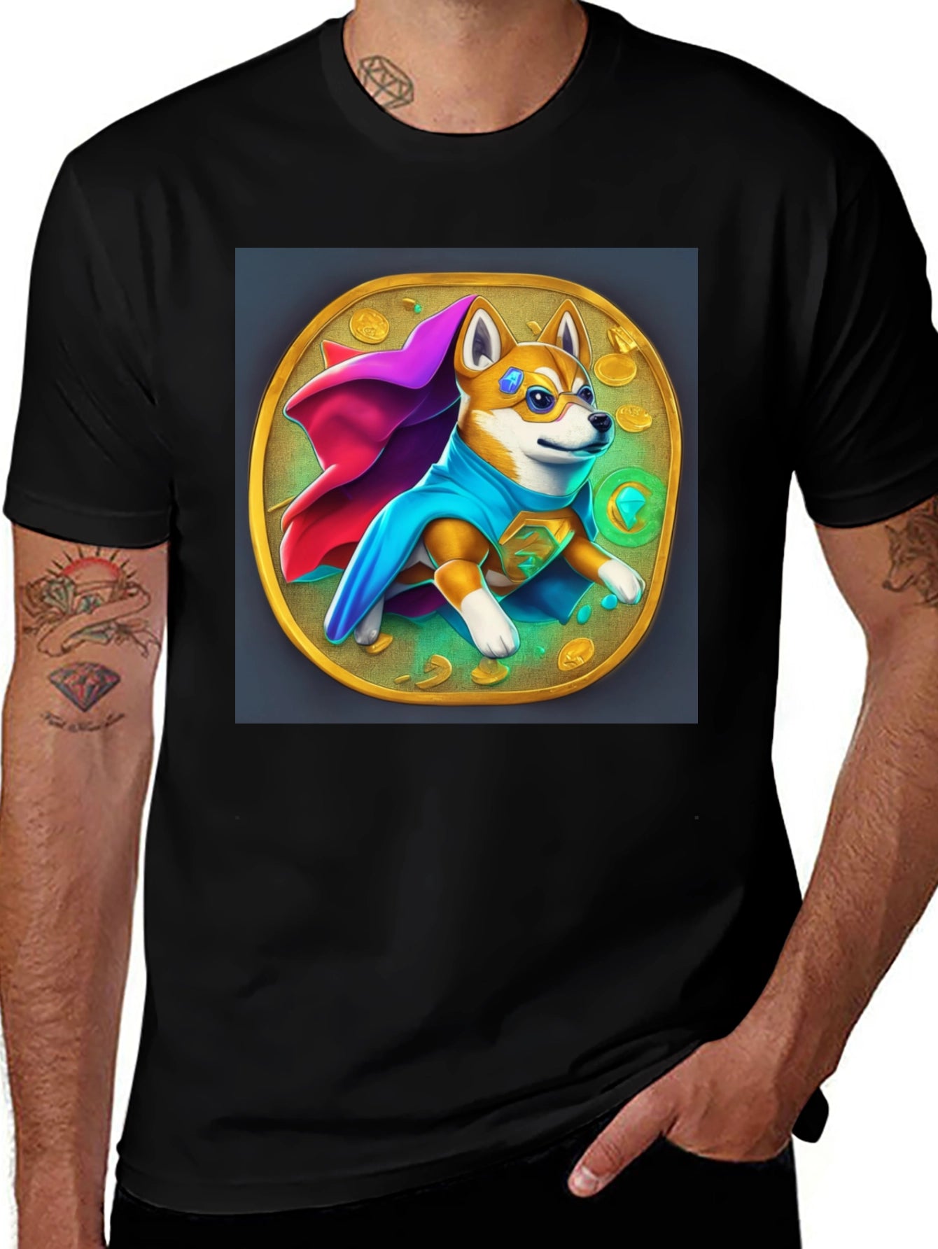 Super Shiba Inu T-Shirt - Hero Doge