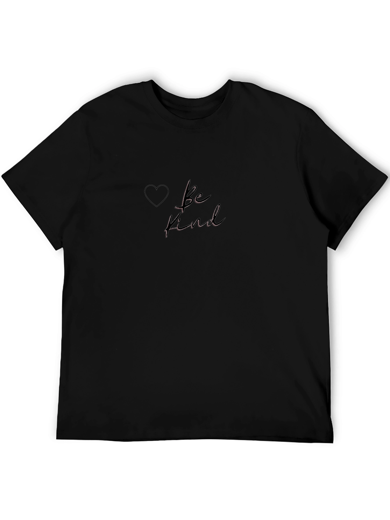 Be Kind Graphic Tee - Classic Black Cotton T-Shirt