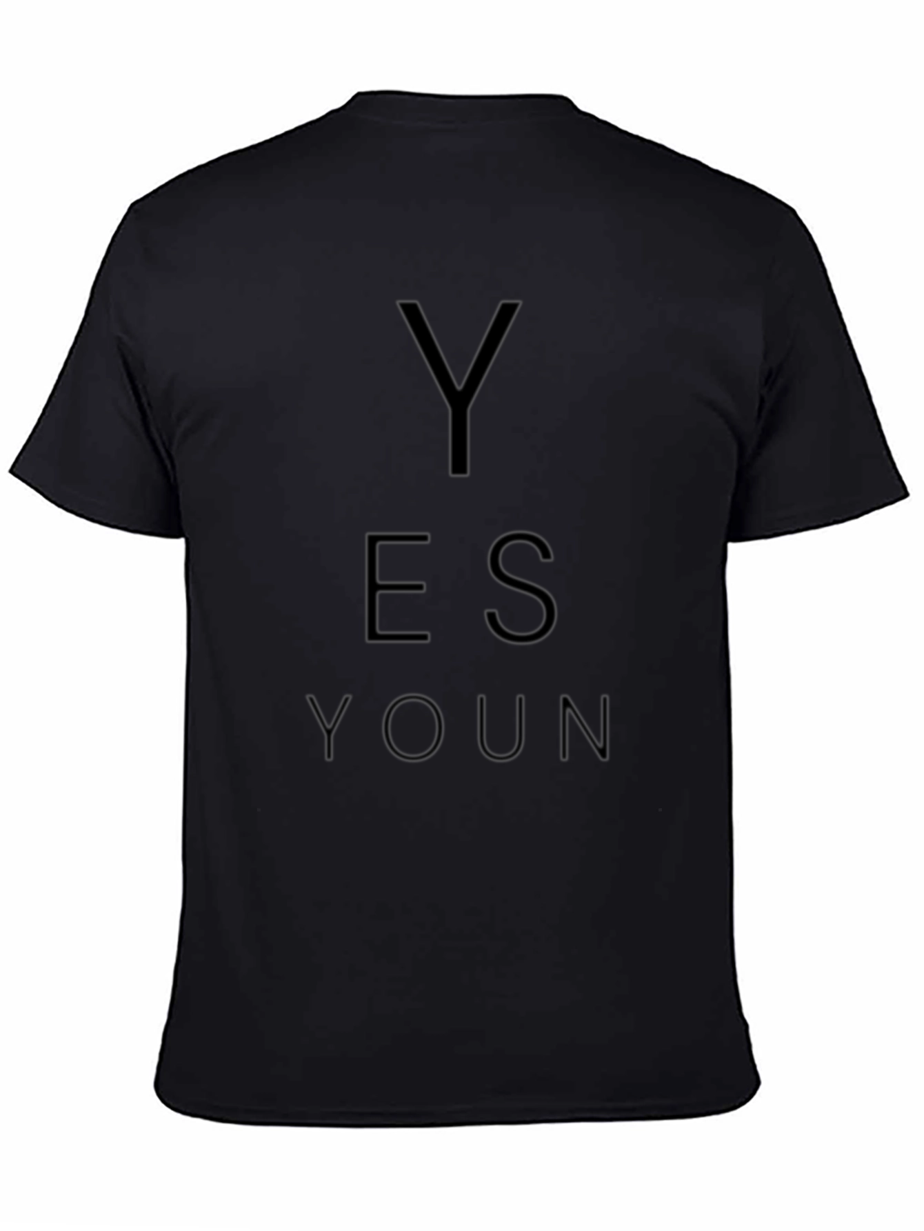 Yes Youn Black Graphic Tee