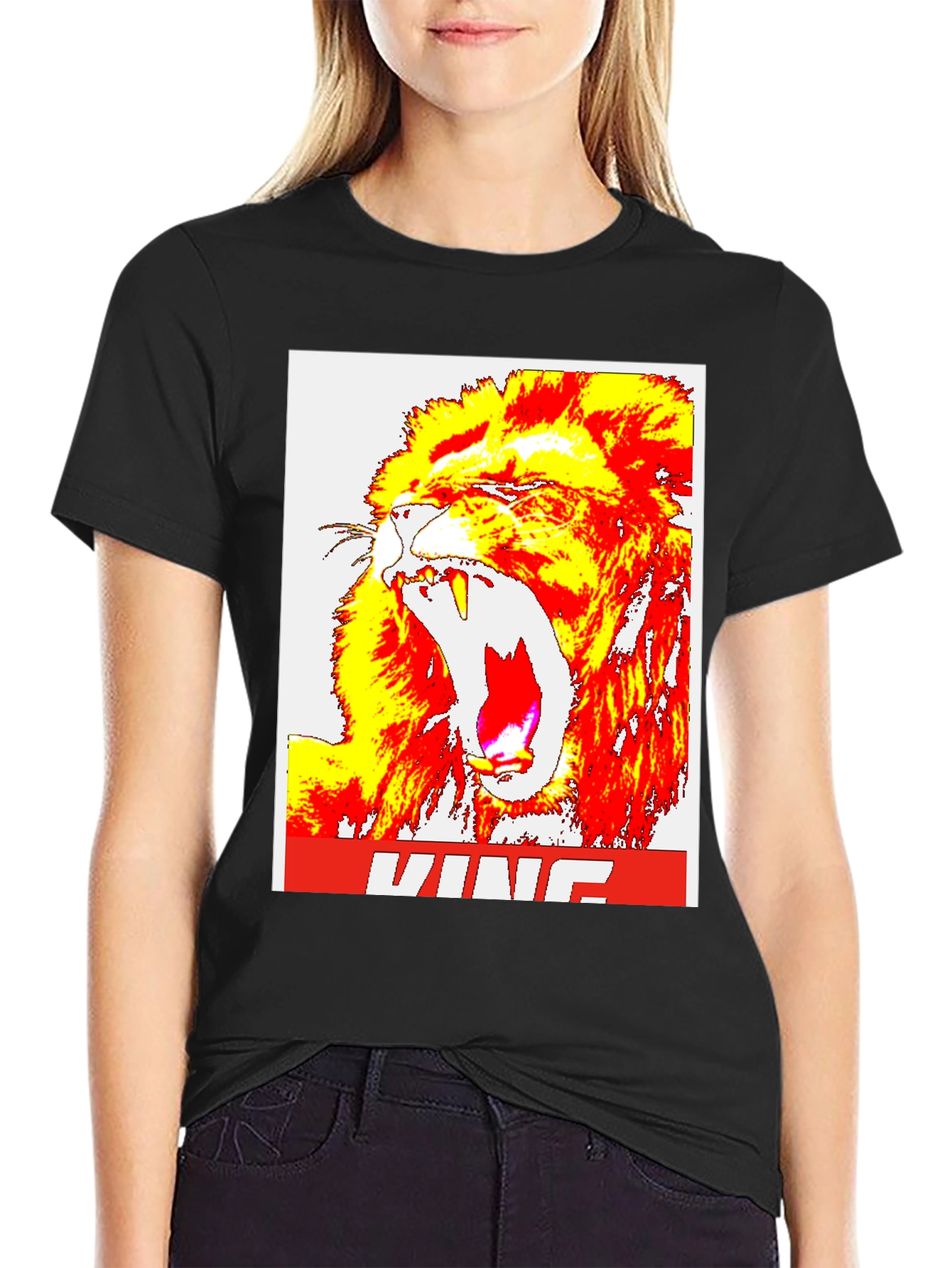 King Lion Graphic Tee - Bold Statement T-Shirt
