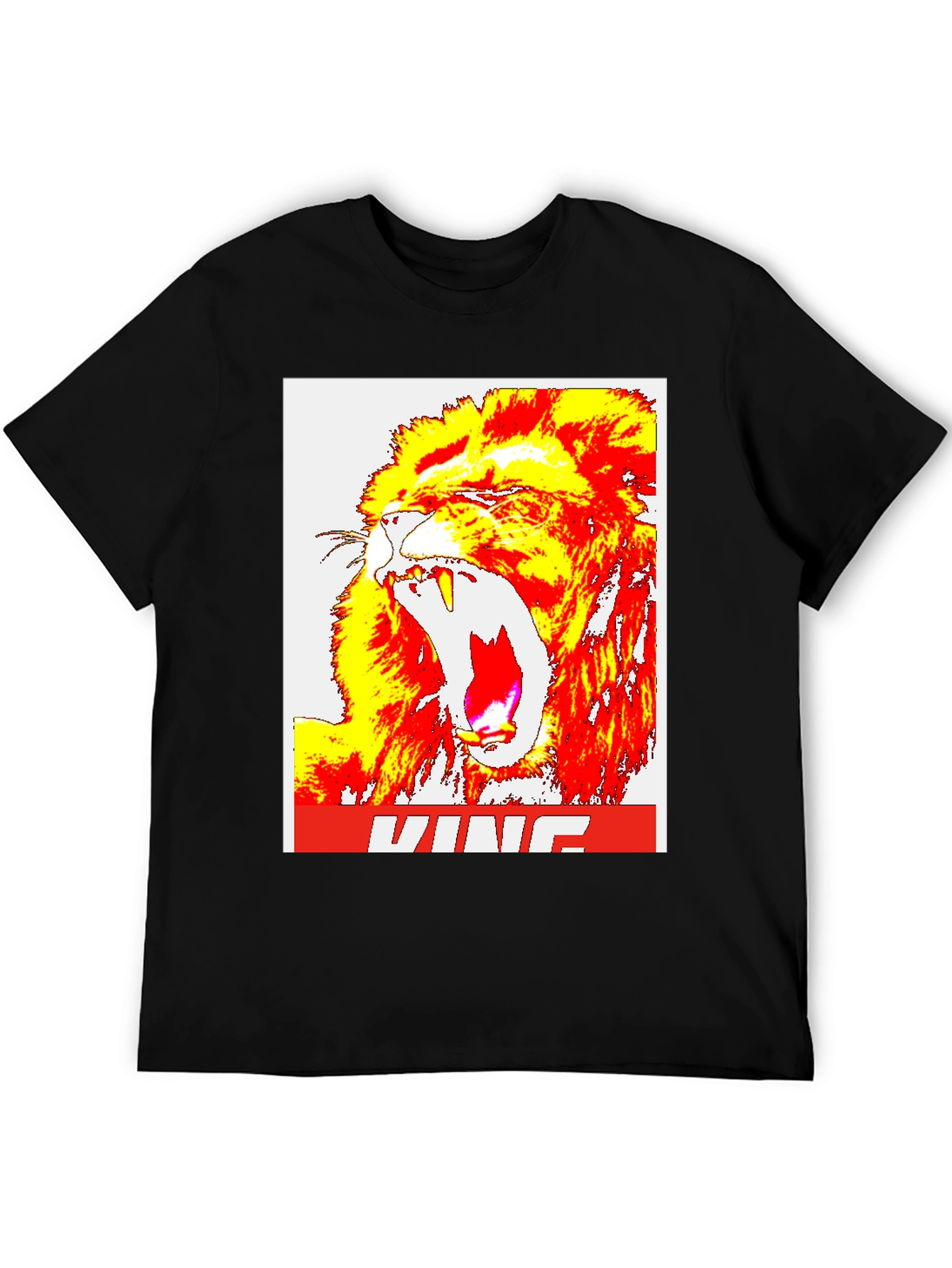 King Lion Graphic Tee - Bold Statement T-Shirt