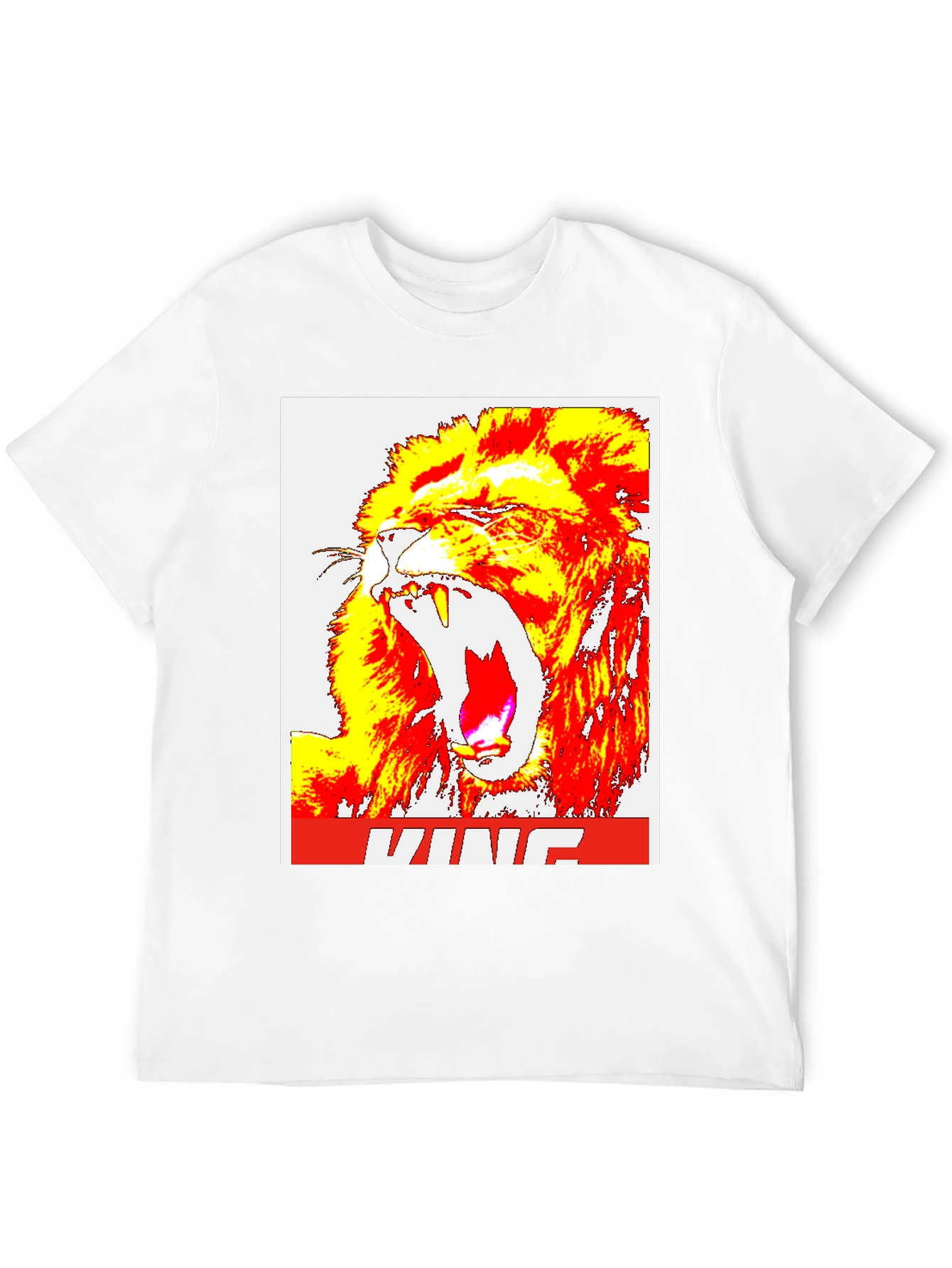 King Lion Graphic Tee - Bold Statement T-Shirt