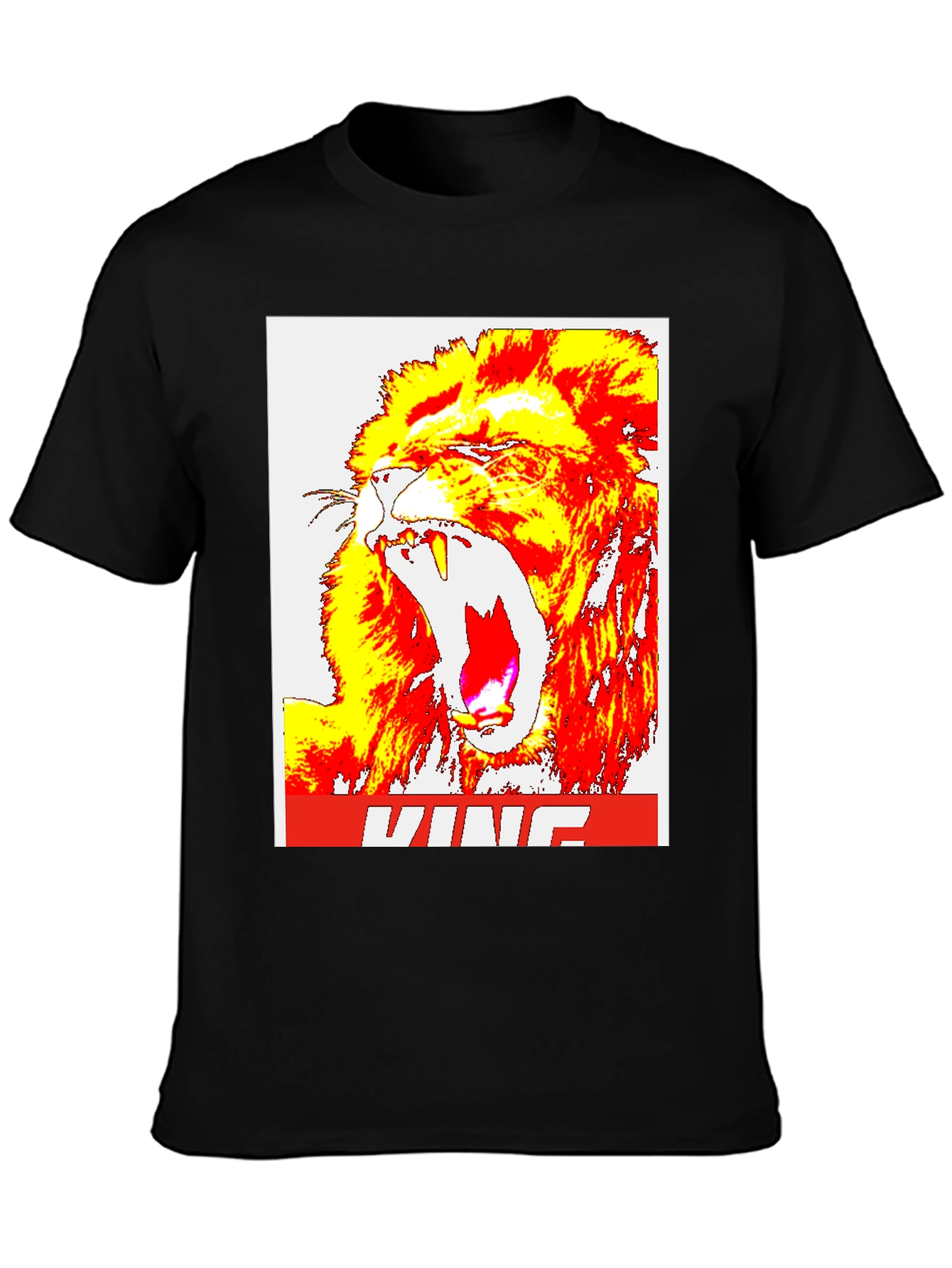 King Lion Graphic Tee - Bold Statement T-Shirt