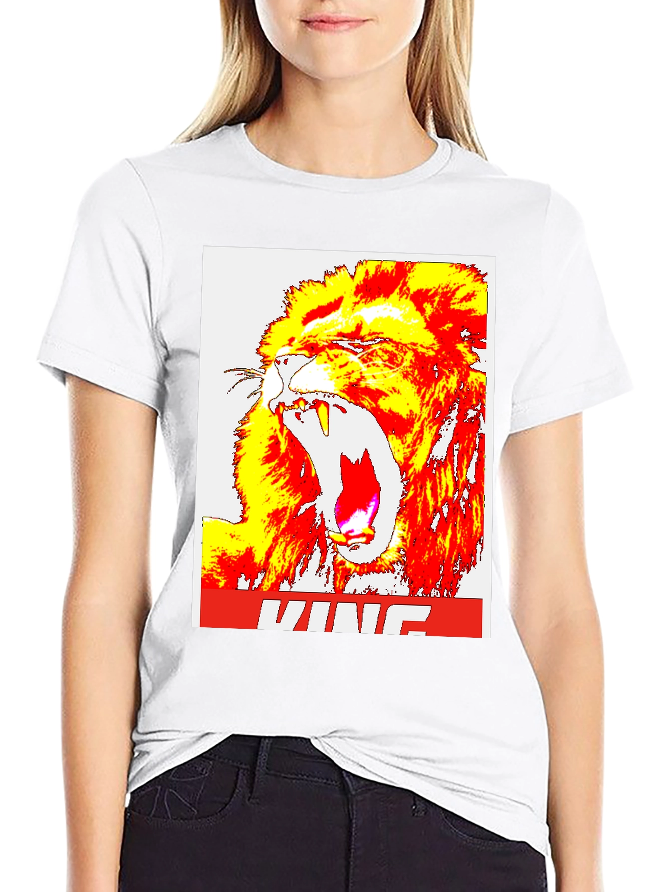King Lion Graphic Tee - Bold Statement T-Shirt