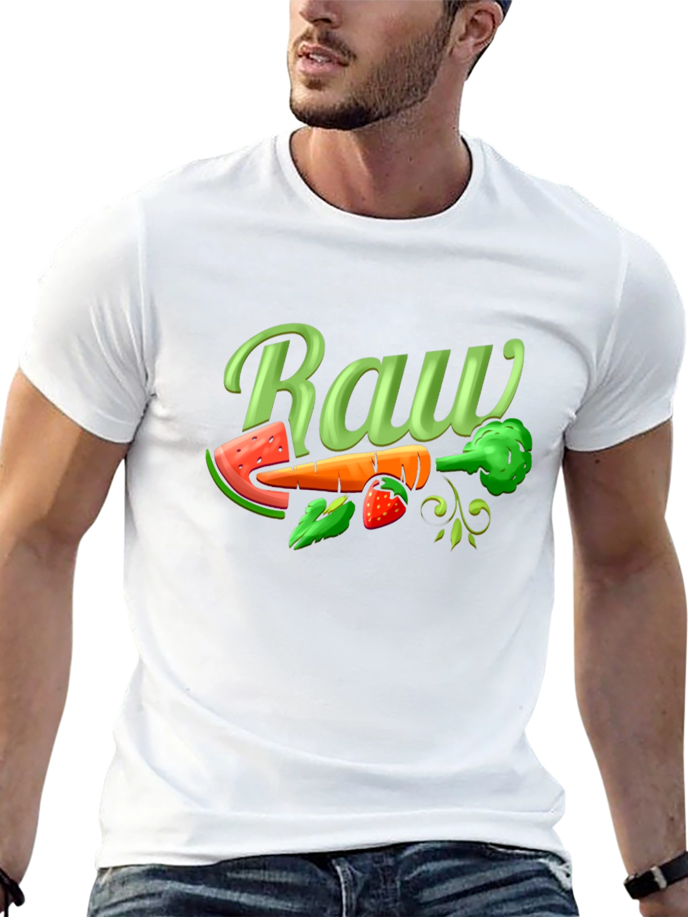 Raw Food Diet T-Shirt - Vegan Graphic Tee