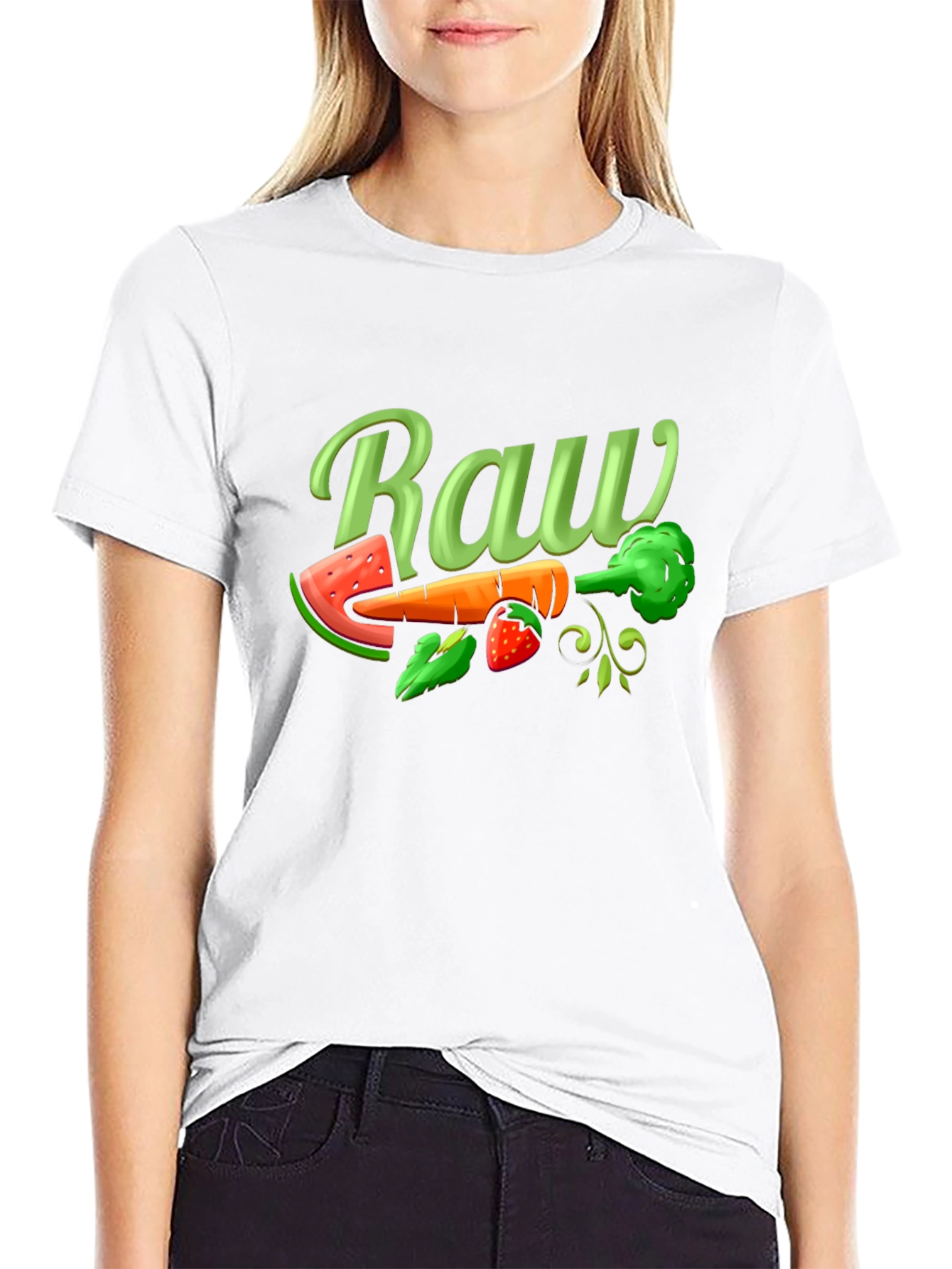 Raw Food Diet T-Shirt - Vegan Graphic Tee