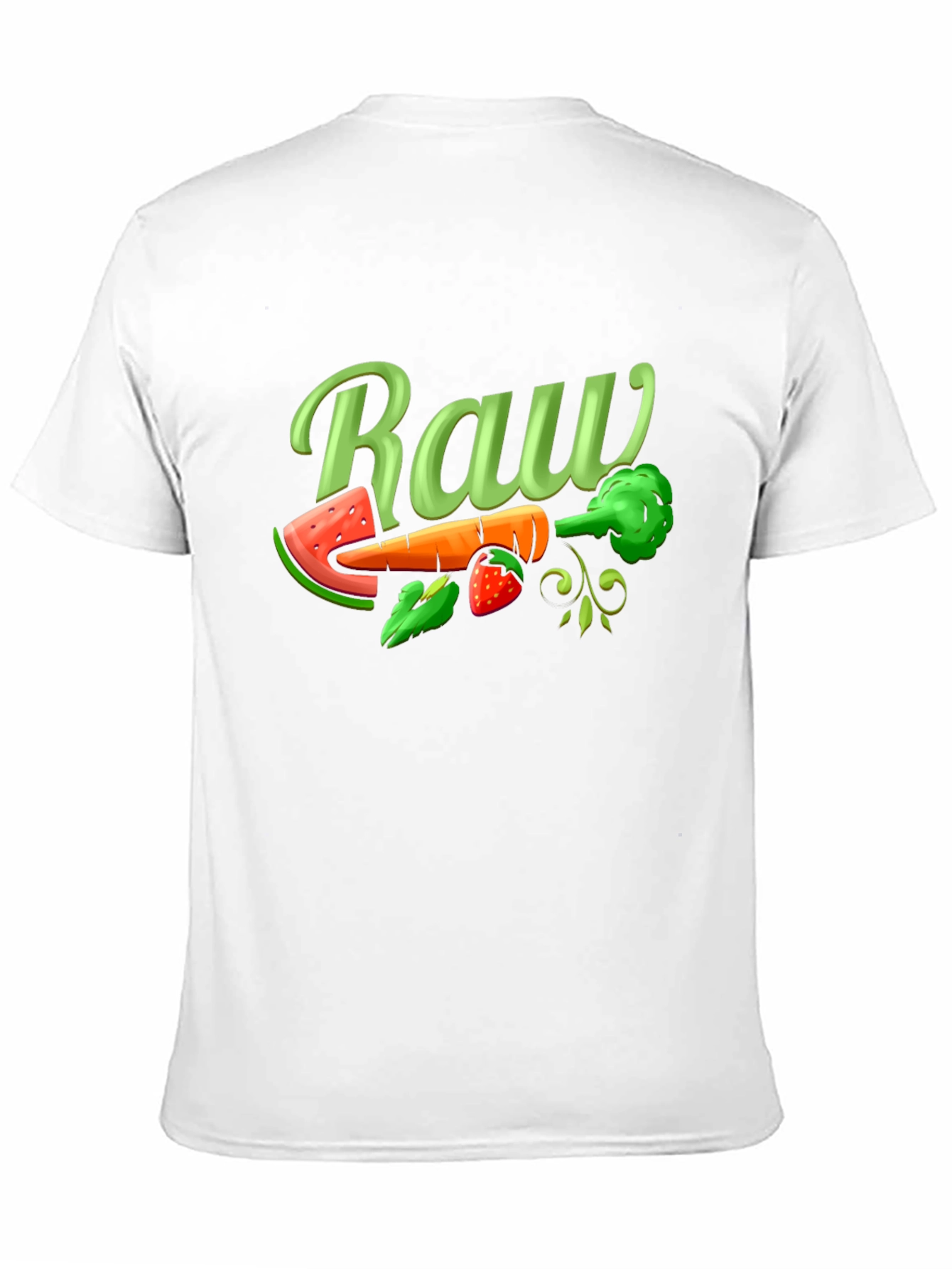 Raw Food Diet T-Shirt - Vegan Graphic Tee
