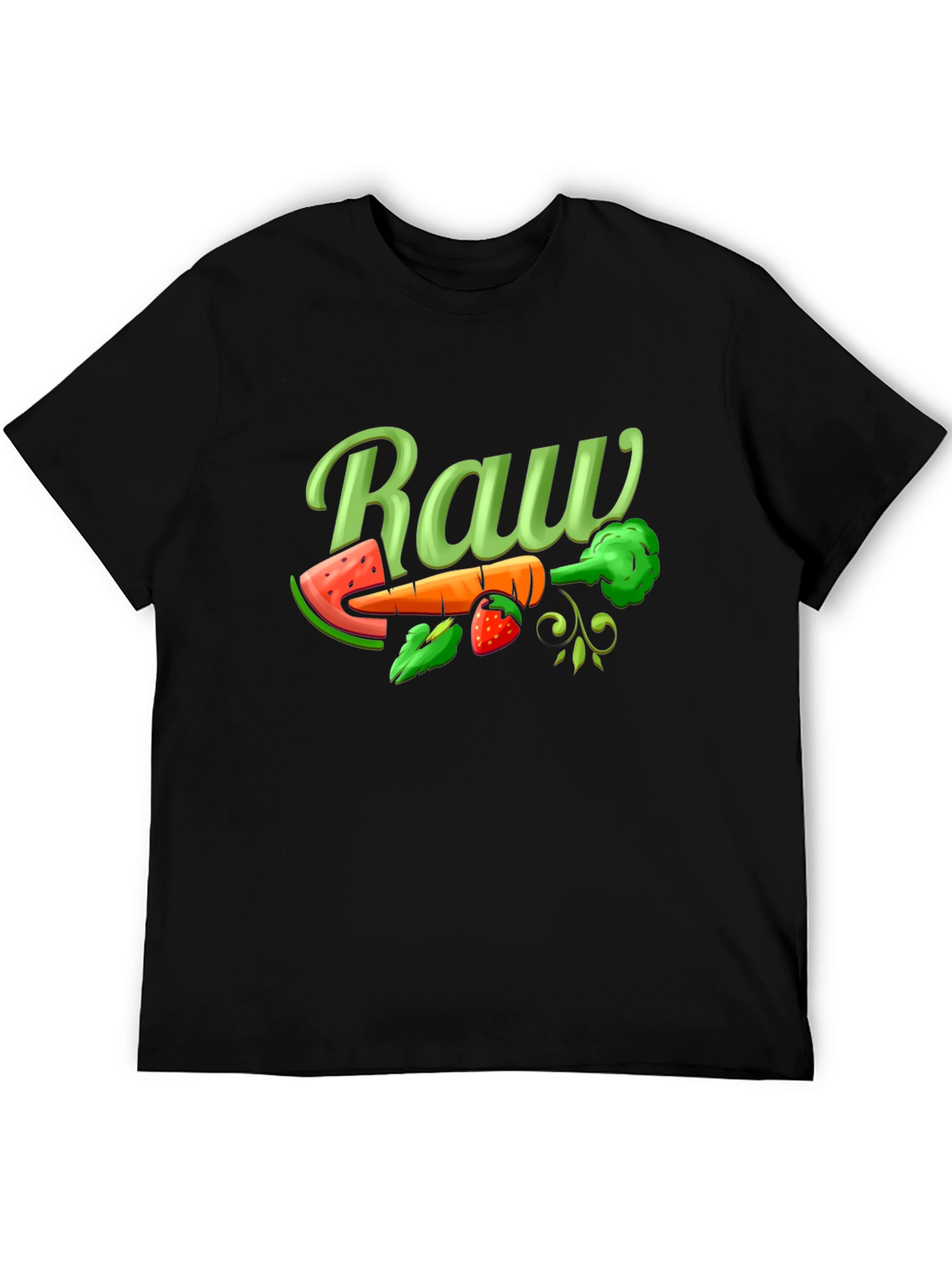 Raw Food Diet T-Shirt - Vegan Graphic Tee