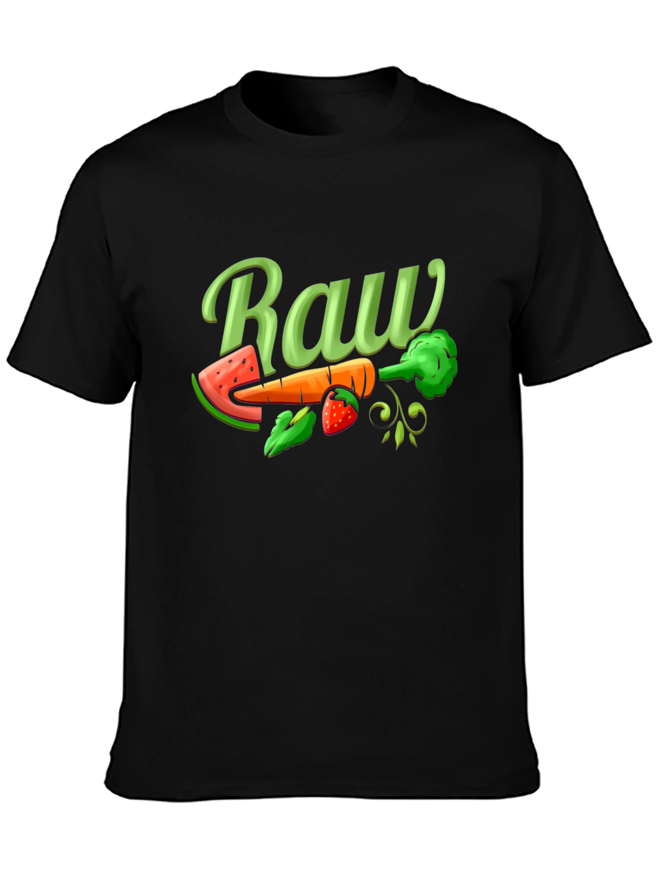 Raw Food Diet T-Shirt - Vegan Graphic Tee