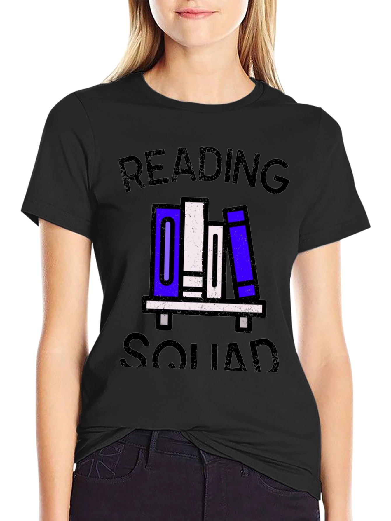 Reading Squad Graphic Tee - Book Lover Shirt