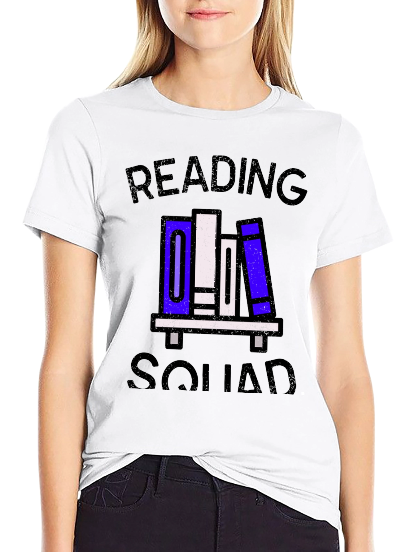 Reading Squad Graphic Tee - Book Lover Shirt
